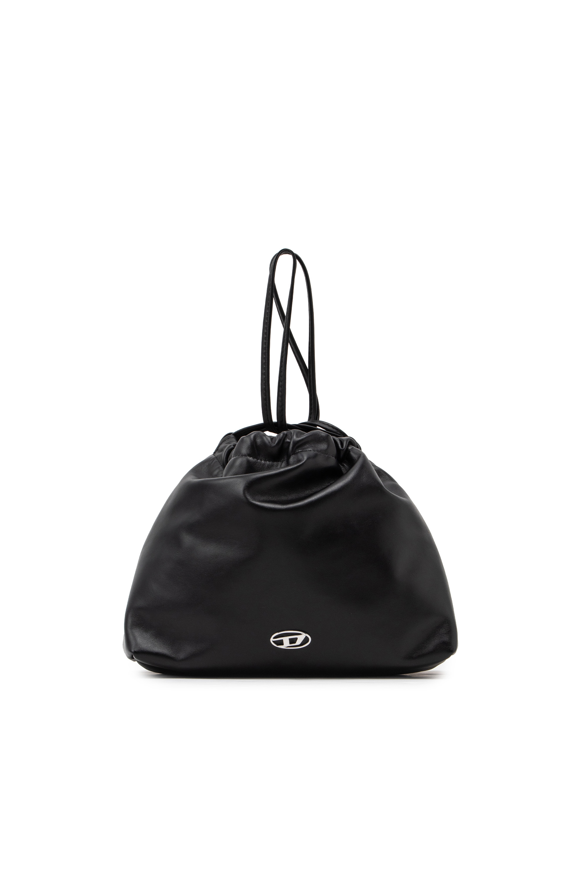 Diesel - CLOU-D CROSSBODY, Unisex's Clou-D-Small leather bucket bag in ブラック - 1