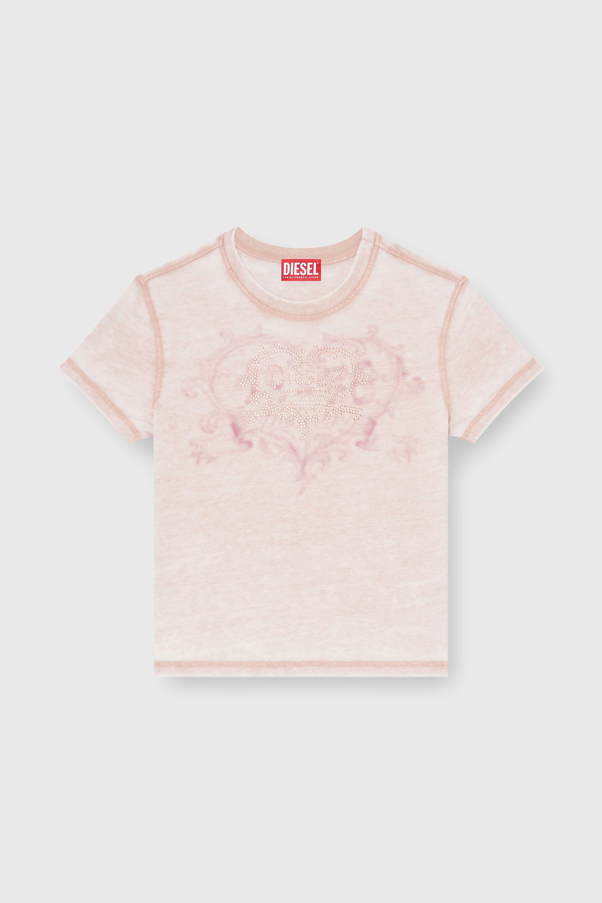 Diesel - T-ILA-AA1, Female's Tシャツ in フェースパウダー - 2