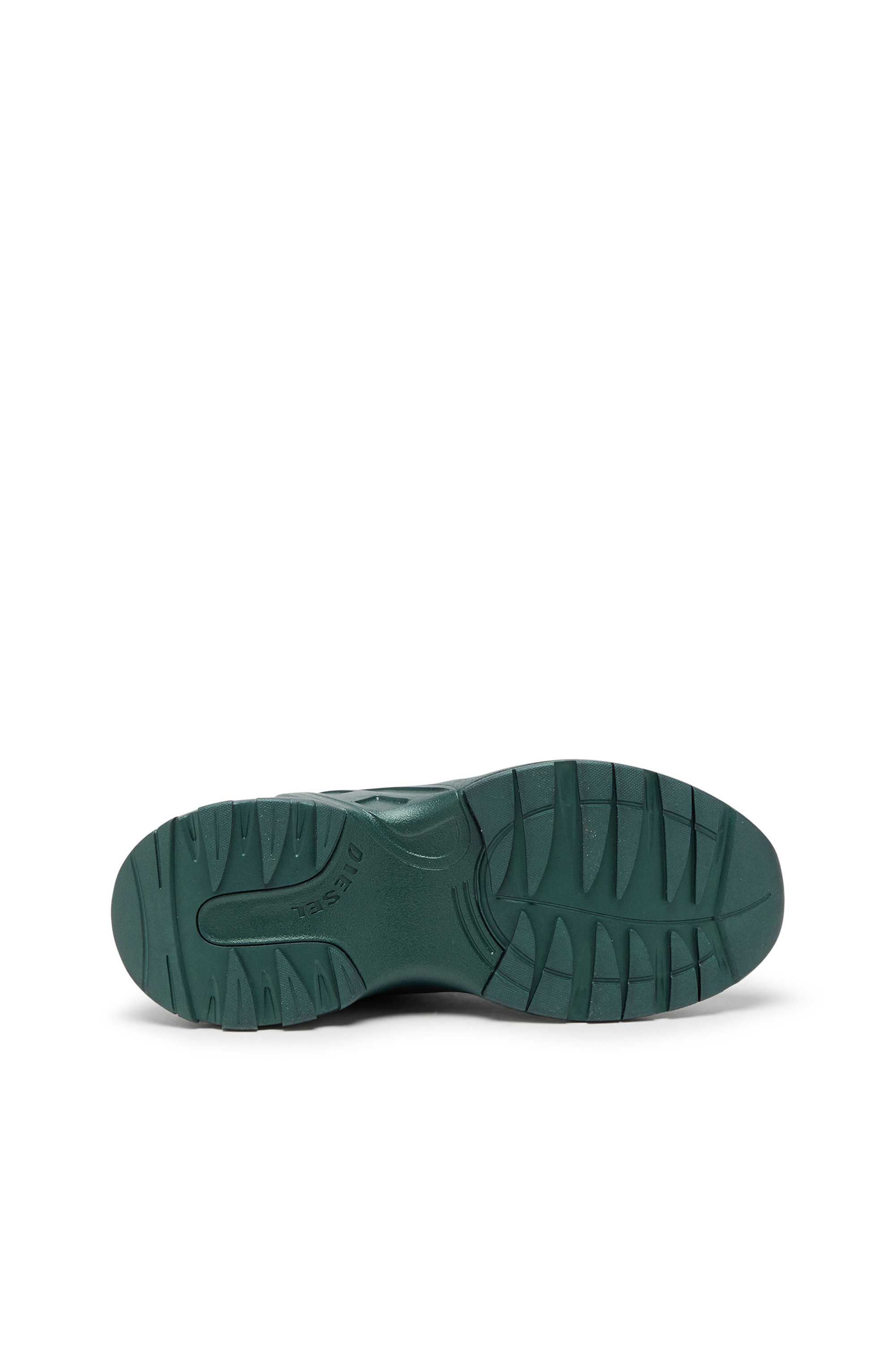 Diesel - S-D-RUNNER X, Unisex's S-D-Runner X-Slip-on sneakers with Oval D instep in ダークグリーン - 4