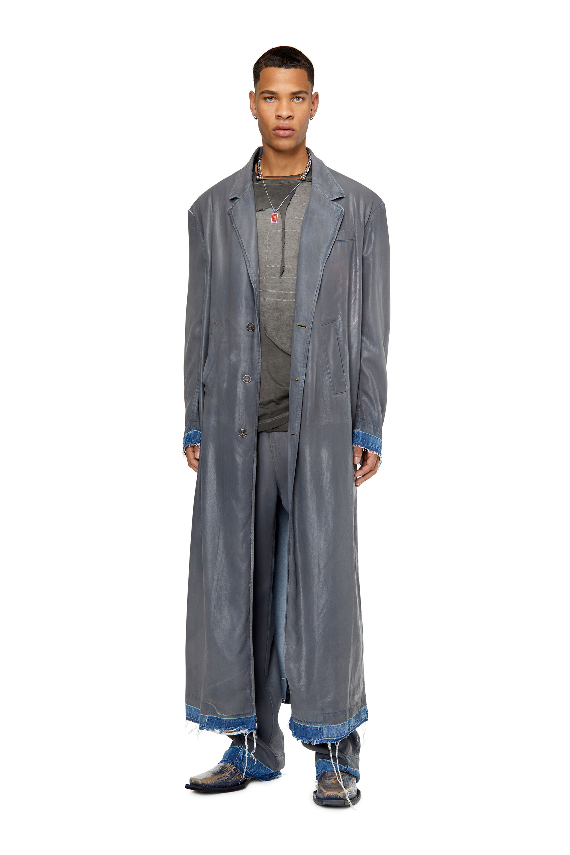 Diesel - Straight Jeans D-Chino-Work 0LICK, グレー - Image 5