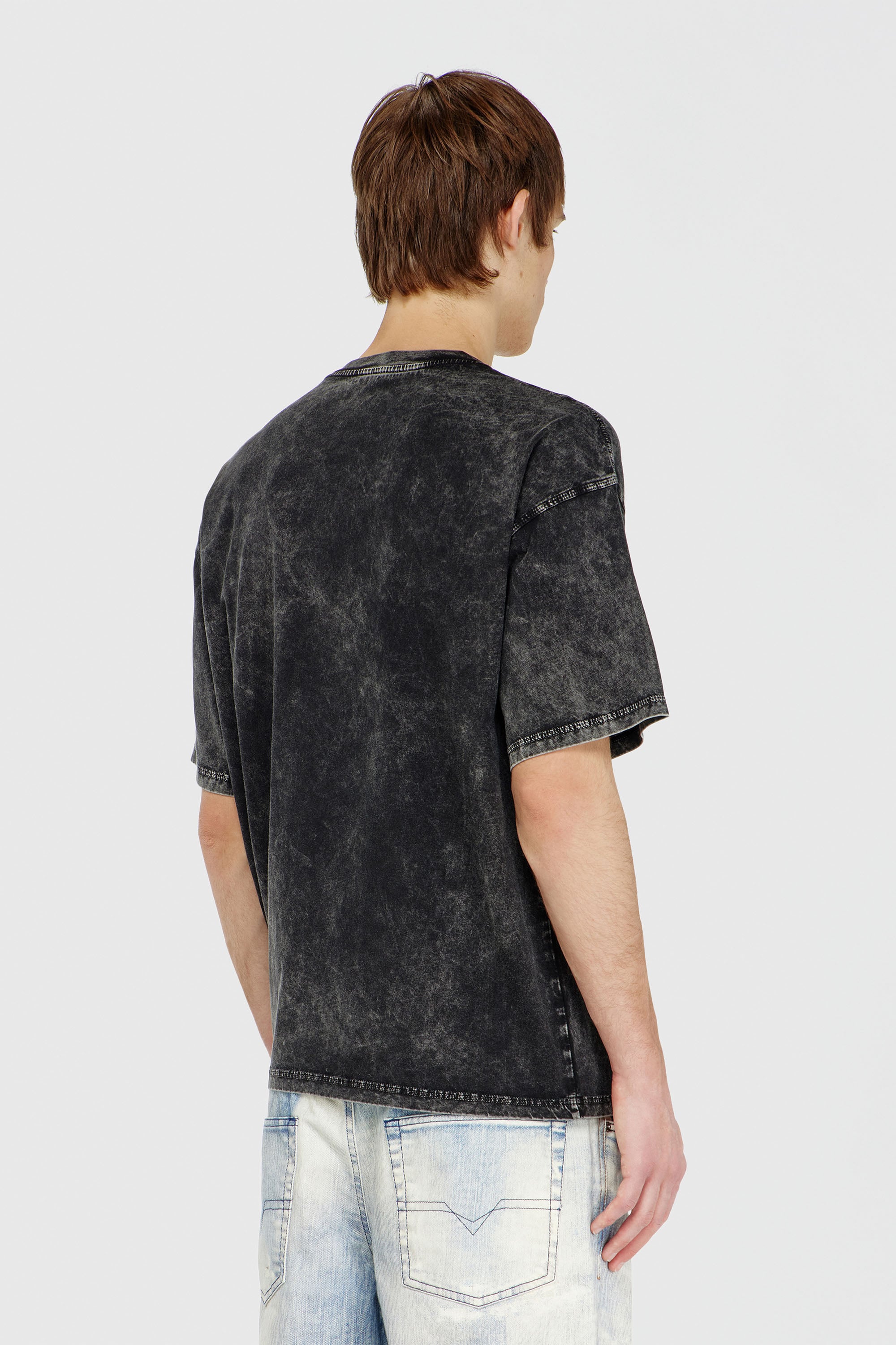 Diesel - T-BOXT-AA14, Male's Tシャツ in ダークグレー - 4