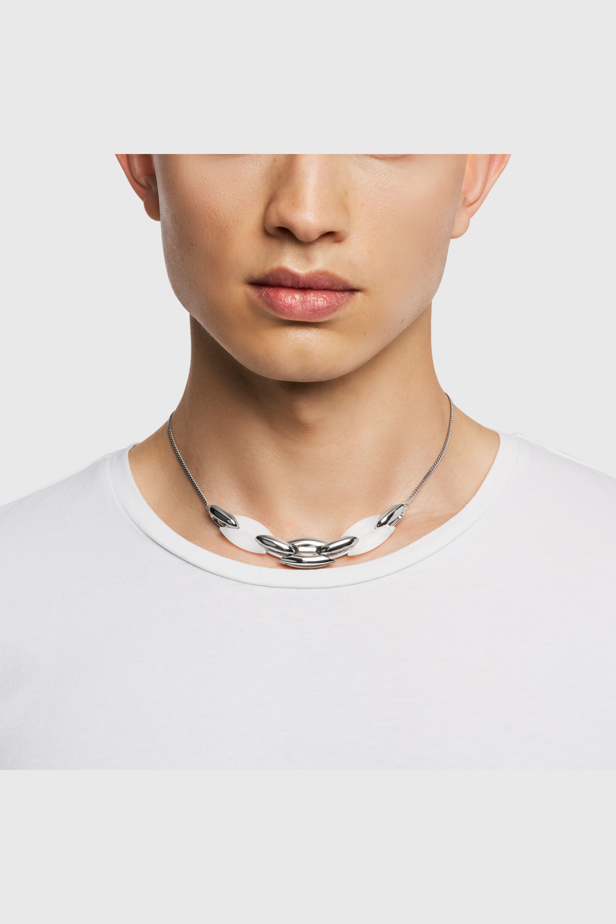 Diesel - DX1616040, Unisex's ネックレス in シルバー - 4