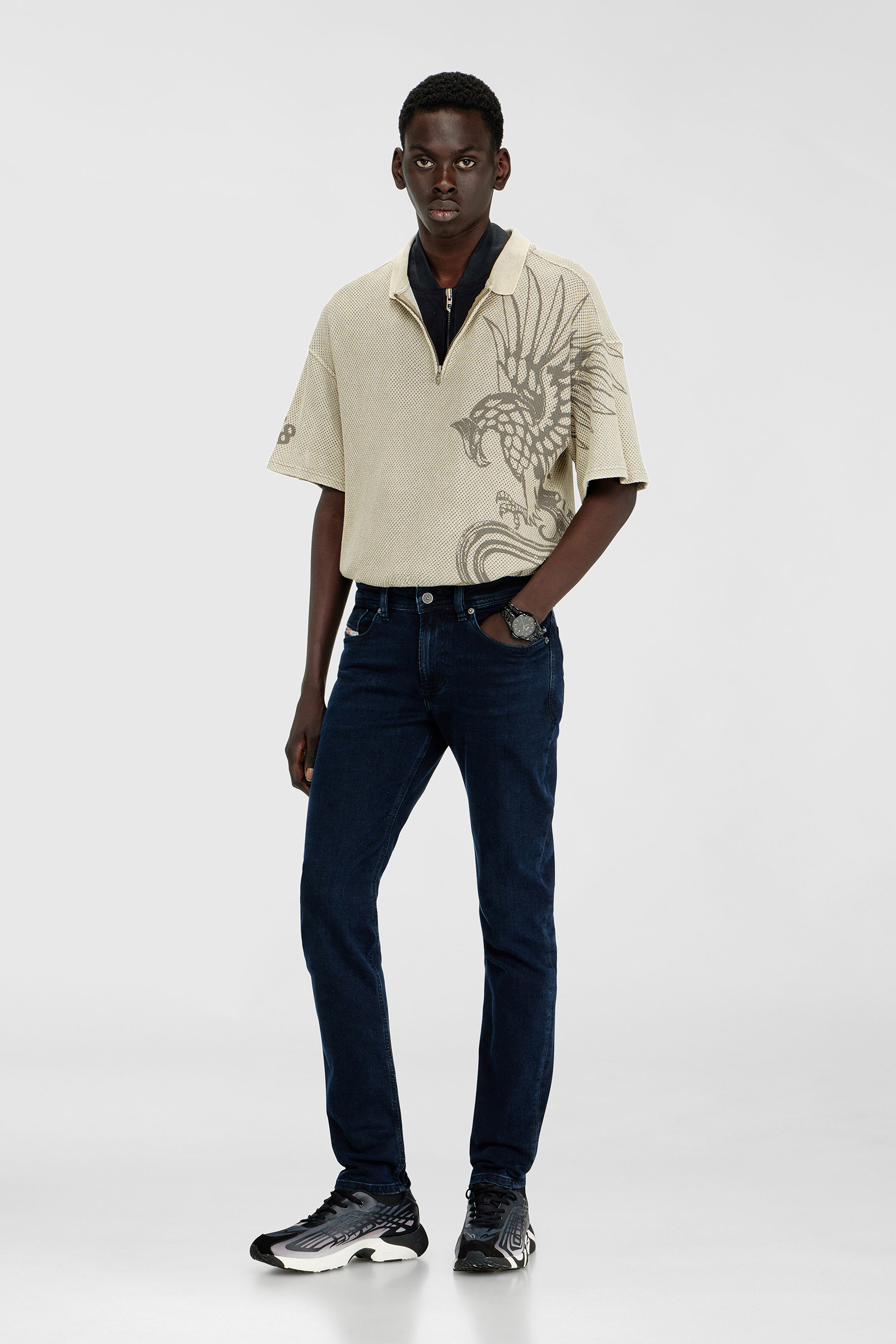 Diesel - Male's Skinny Jeans 1979 Sleenker 0KBBG, null - 1