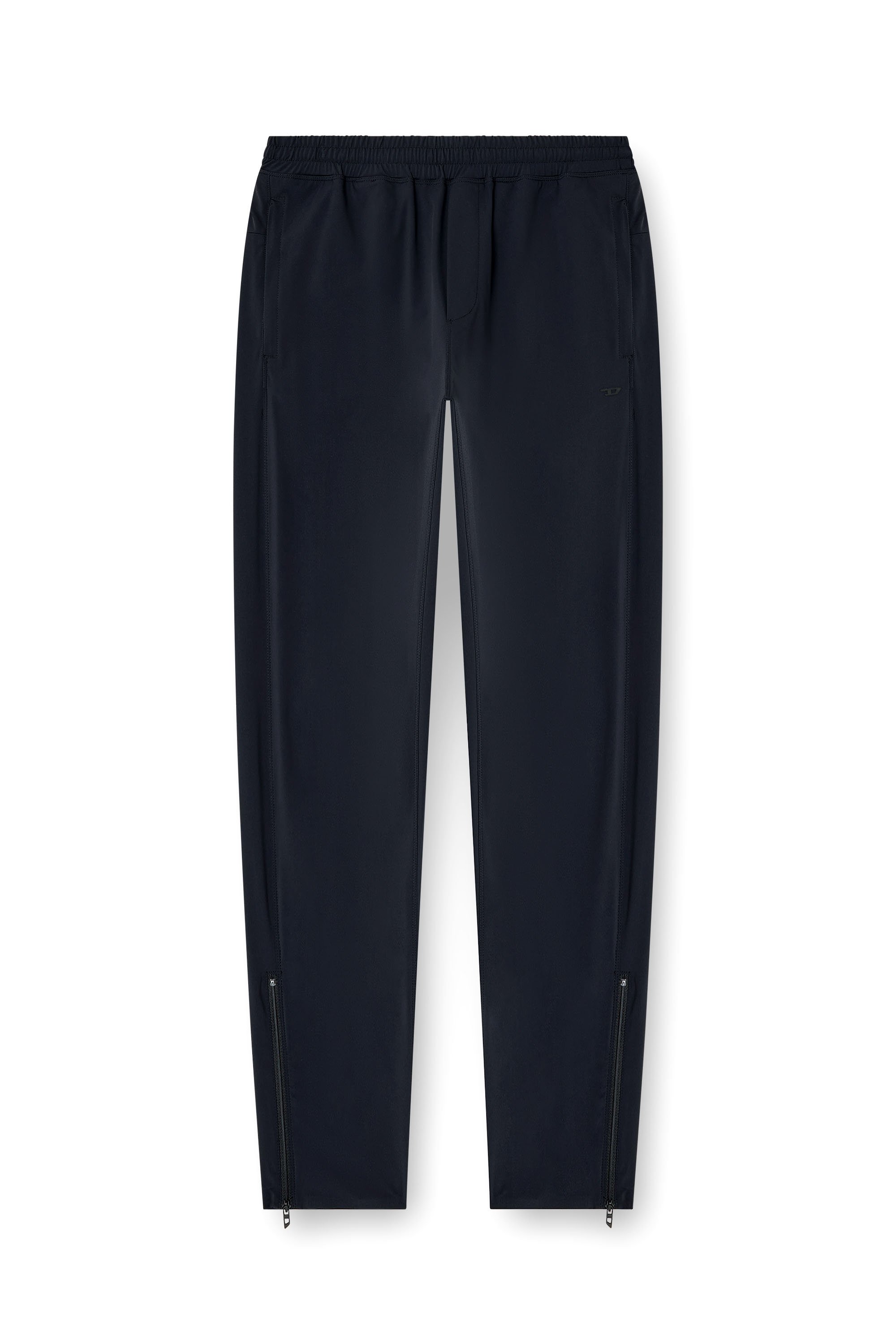Diesel - P-ACTIVE, Male's Nylon-blend pants with zipped cuffs in ブラック - 3