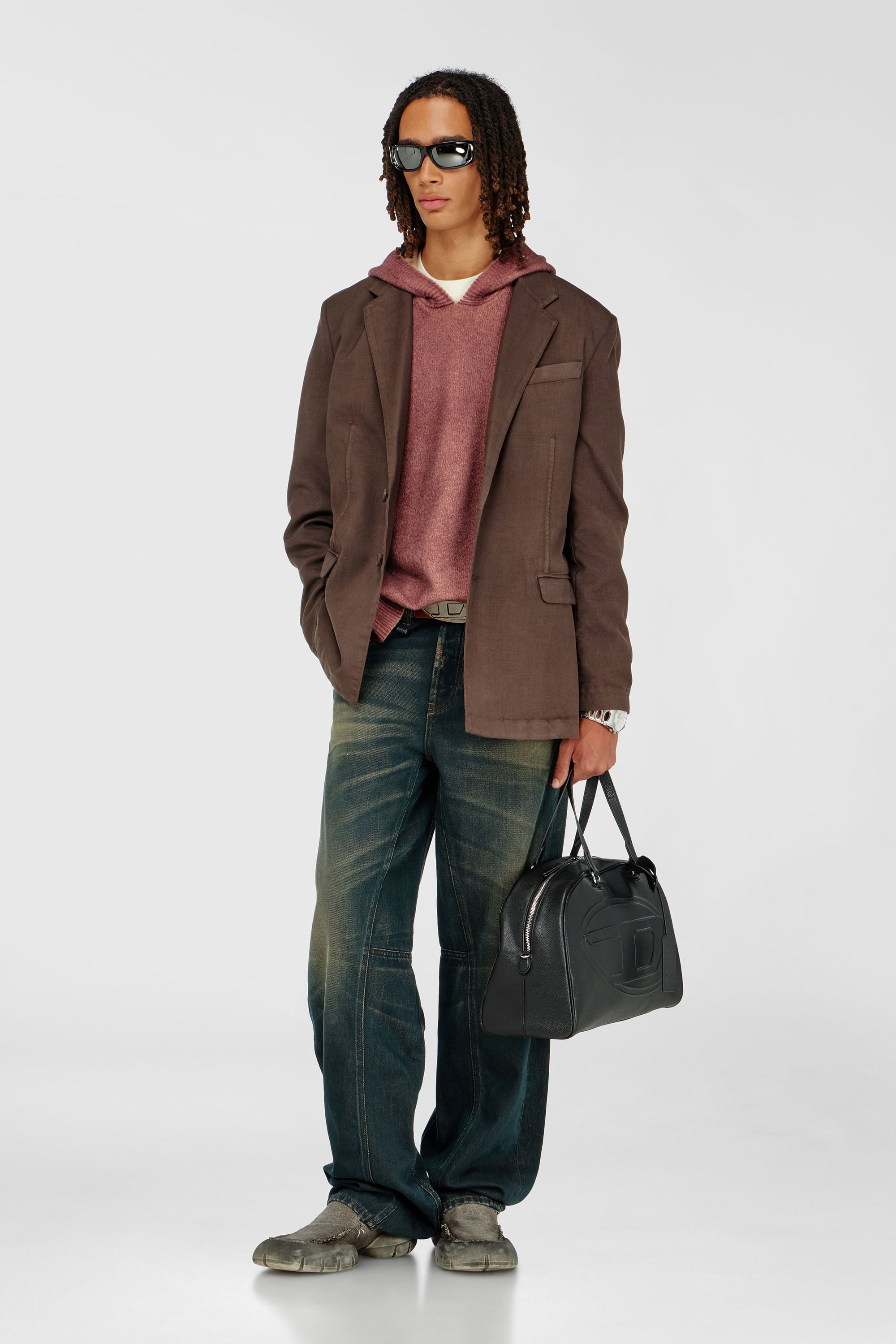 Diesel - J-CREED-AECB, Male's ジャケット in ブラウン - 1