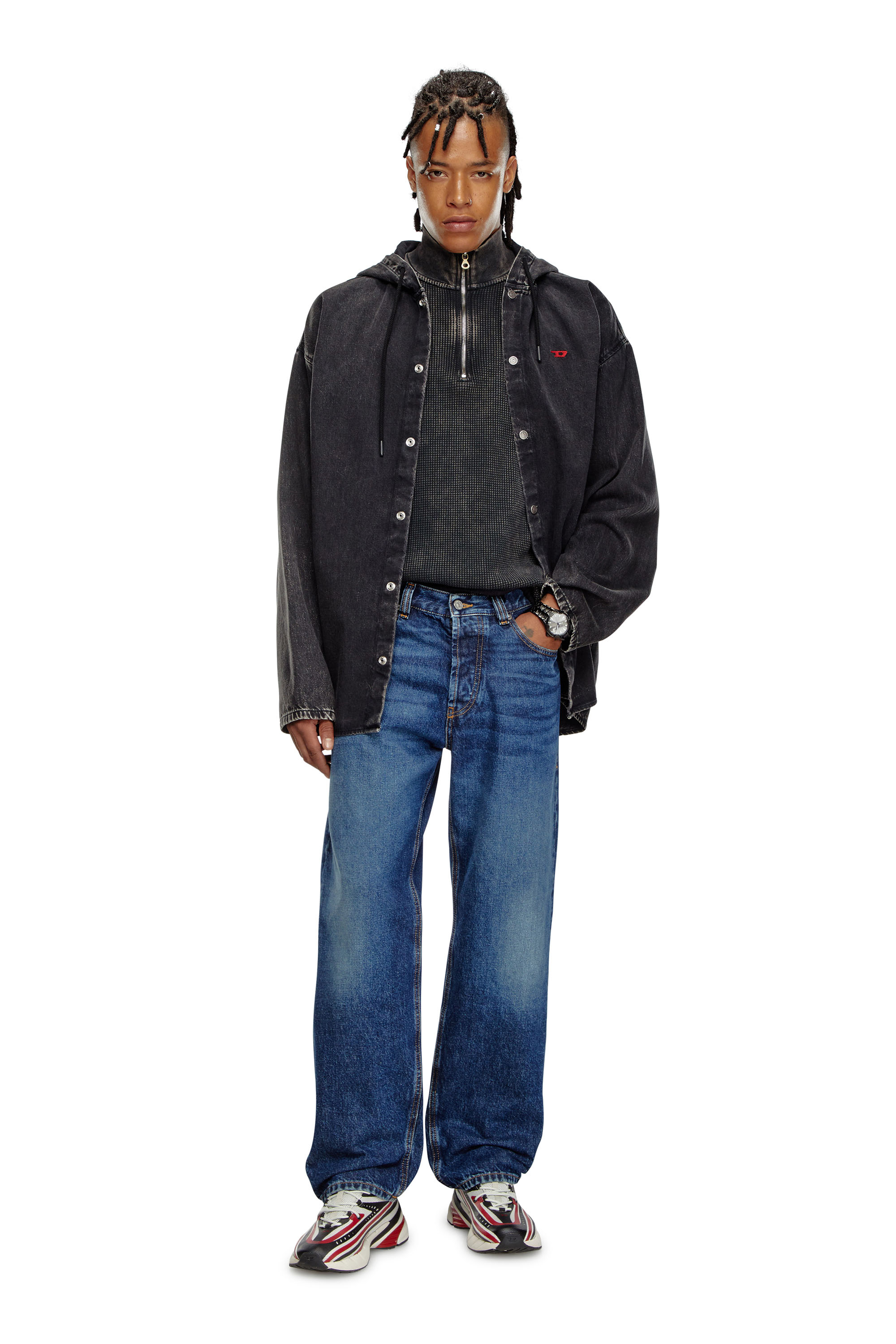 Diesel - Male's Regular Jeans 2024 D-Macs 09I27, ダークブルー - 2