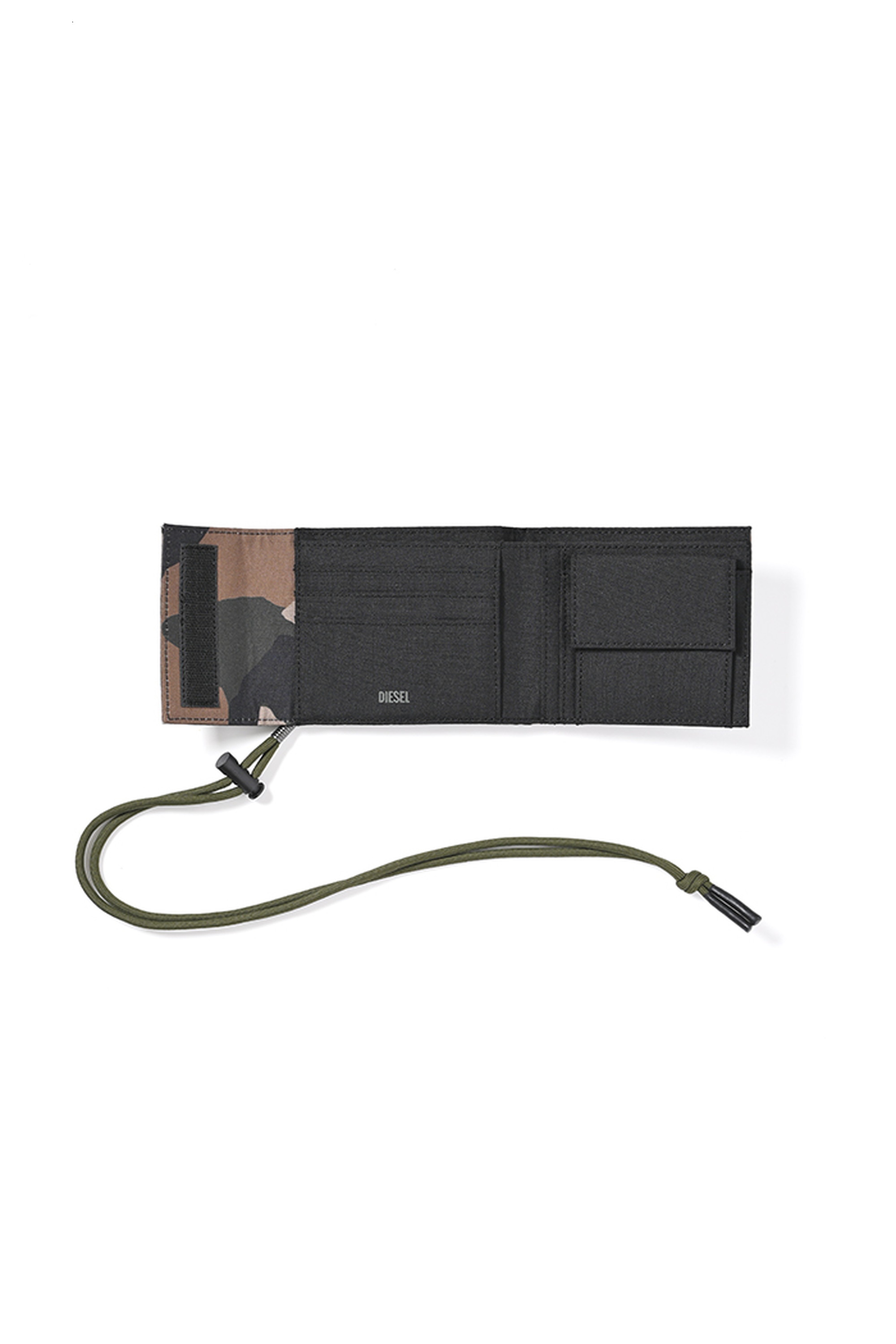 Diesel - CAMOUFLAGE WALLET, Unisex's CAMOUFLAGE WALLET in ミリタリーグリーン - 2
