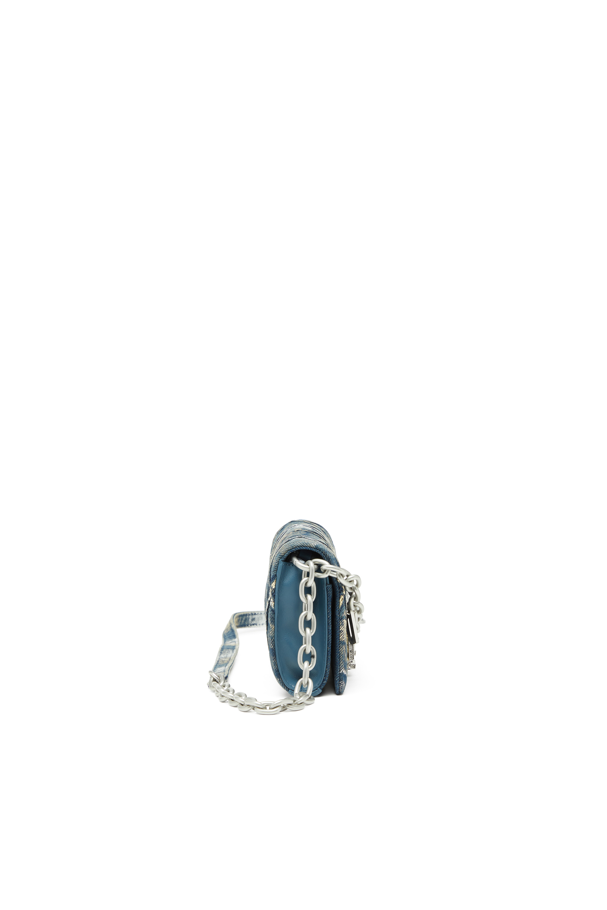 Diesel - WALLET ON CHAIN, Female's ウォレットバッグ in ブルー - 3