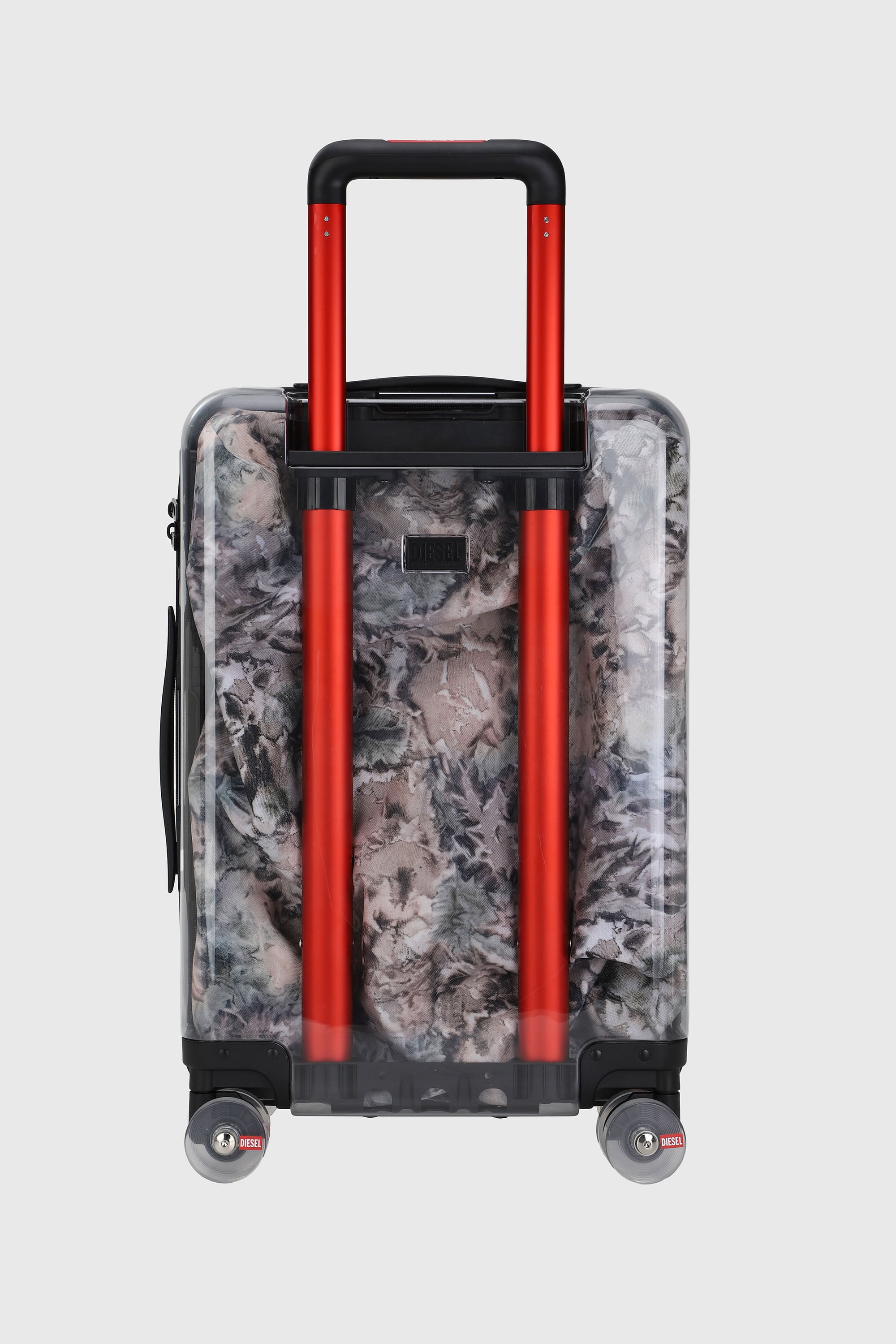 LU0036 HARD LUGGAGE - DSL009, グレー/ピンク