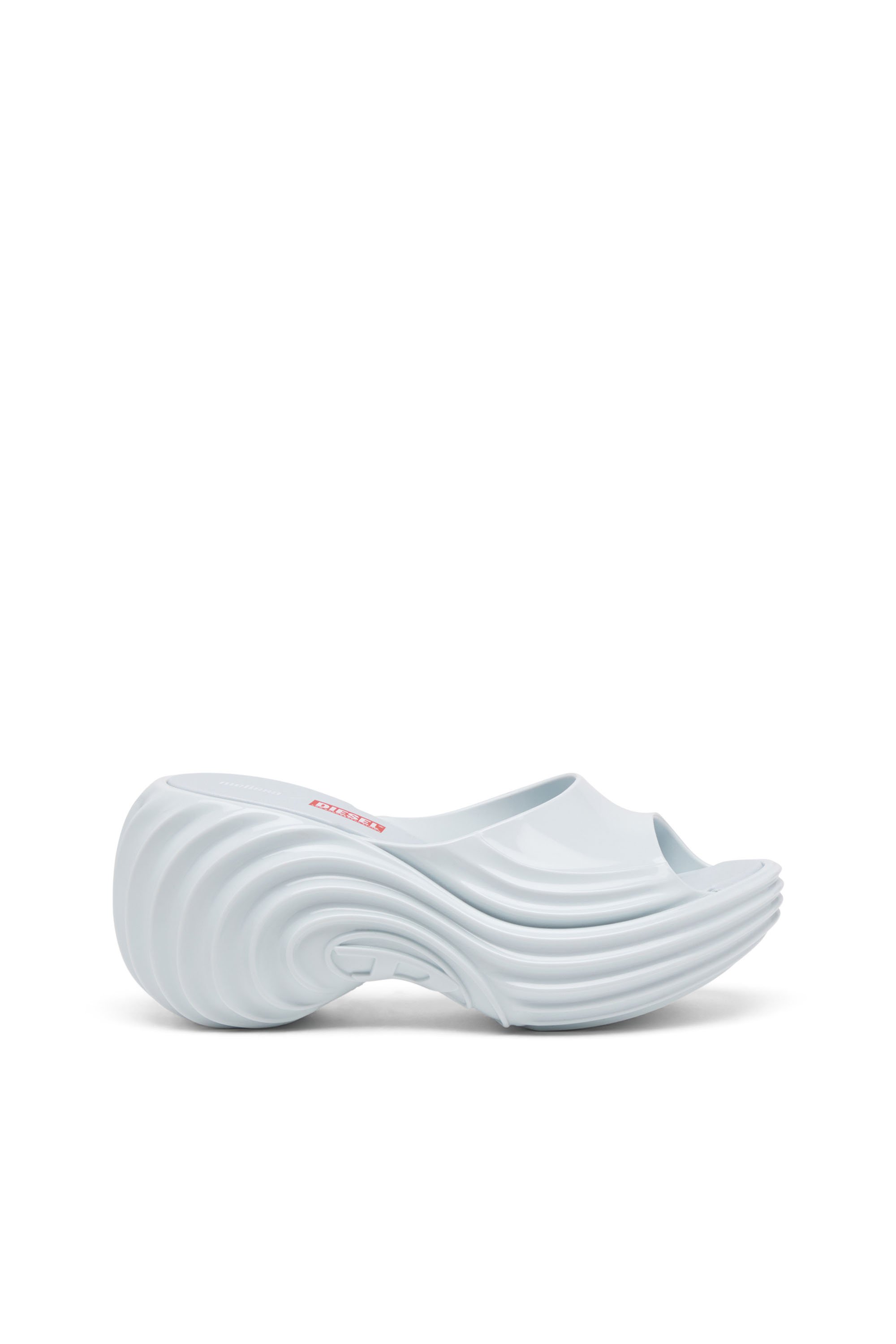 Diesel - MELISSA QUANTUM PLATFORM, Female's Platform mule in Melflex® in ライトブルー - 1