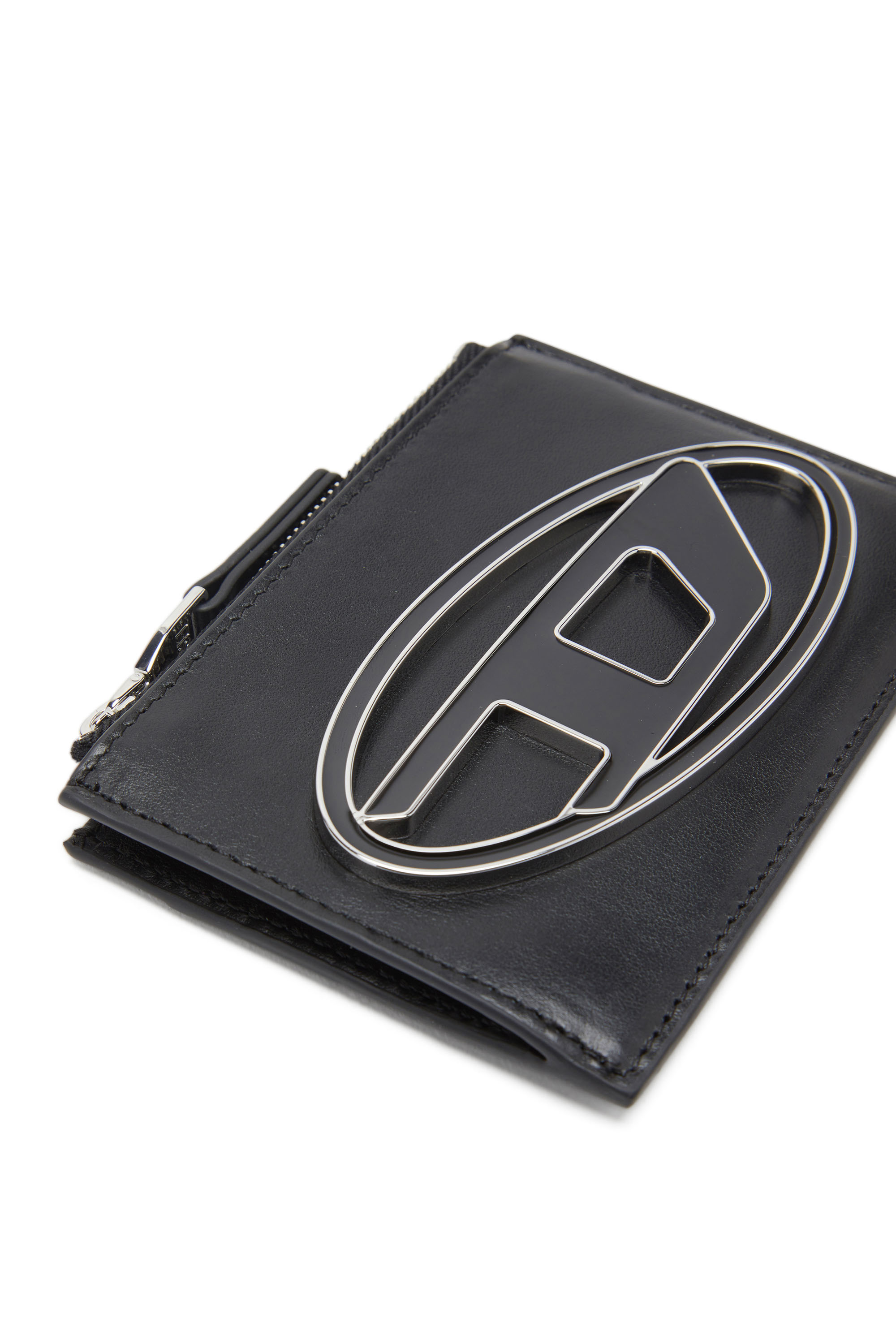 Diesel - 1DR CARD HOLDER I, Female's Card holder in leather in ブラック - 4