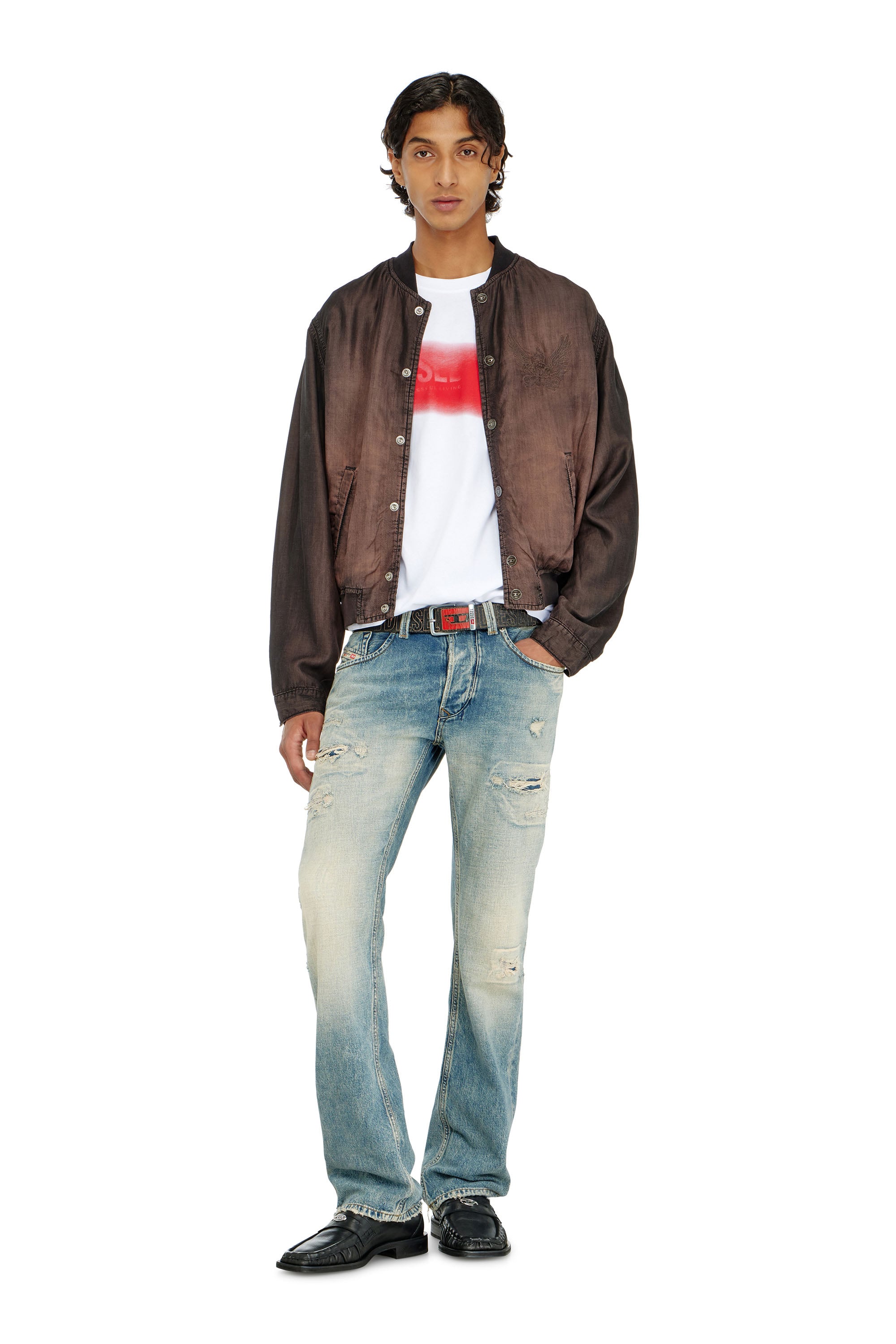 Diesel - T-ADJUST-AA5, Male's Tシャツ in ホワイト - 1