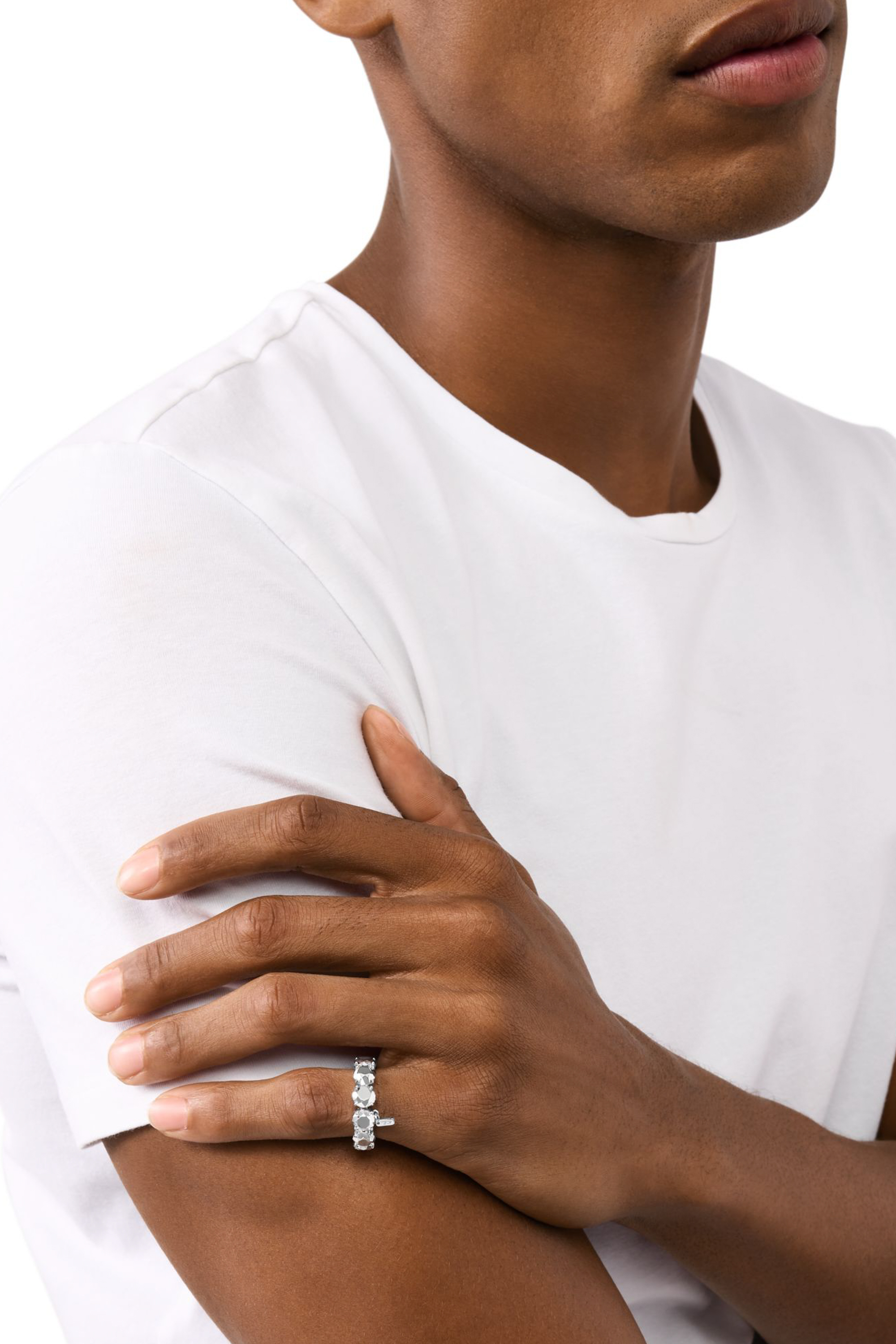 Diesel - DL1359040 STERLING SILVER JEWEL, Unisex's リング in シルバー - 3