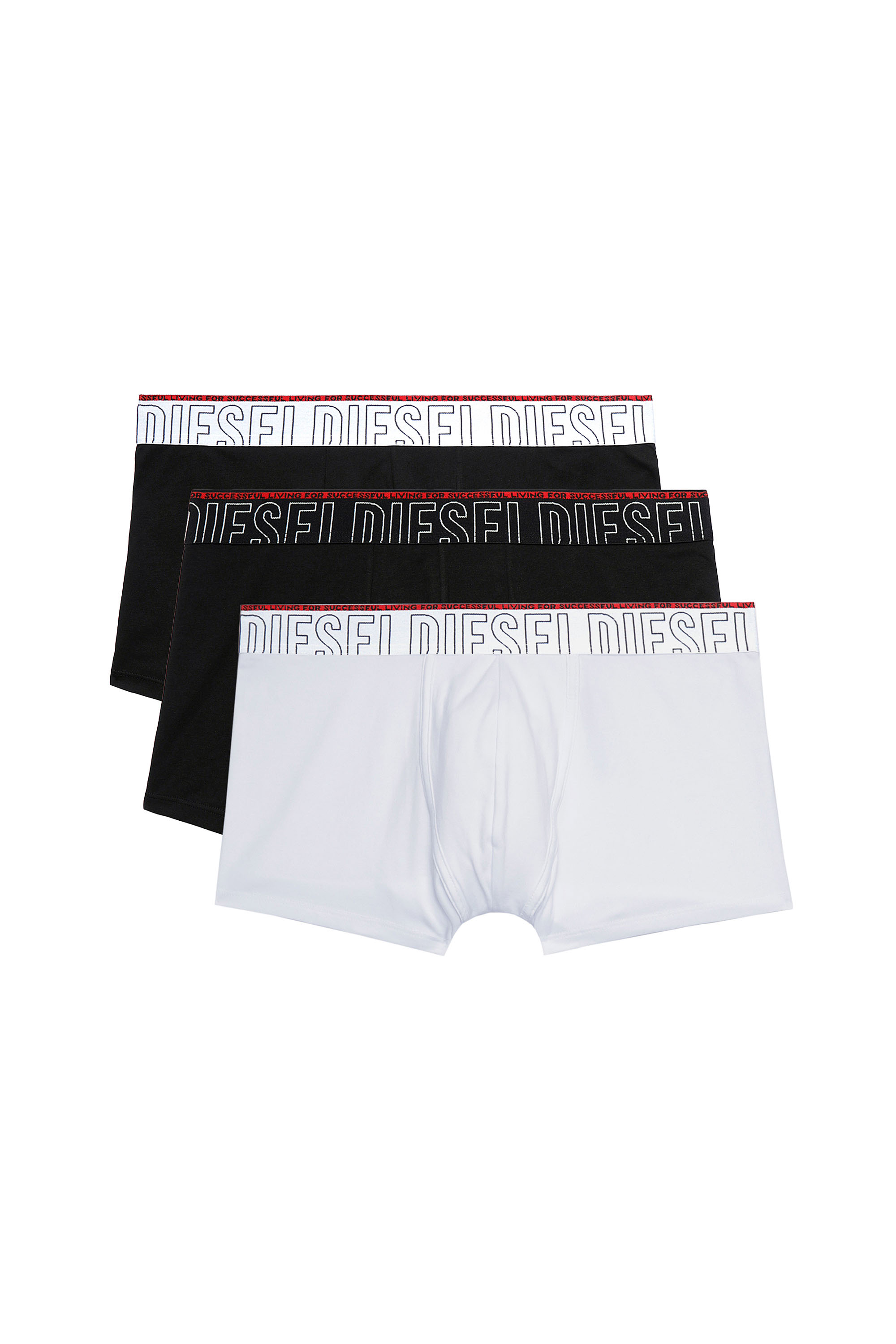 Diesel - UMBX-DAMIENTHREEPACK, ブラック/ホワイト - Image 1