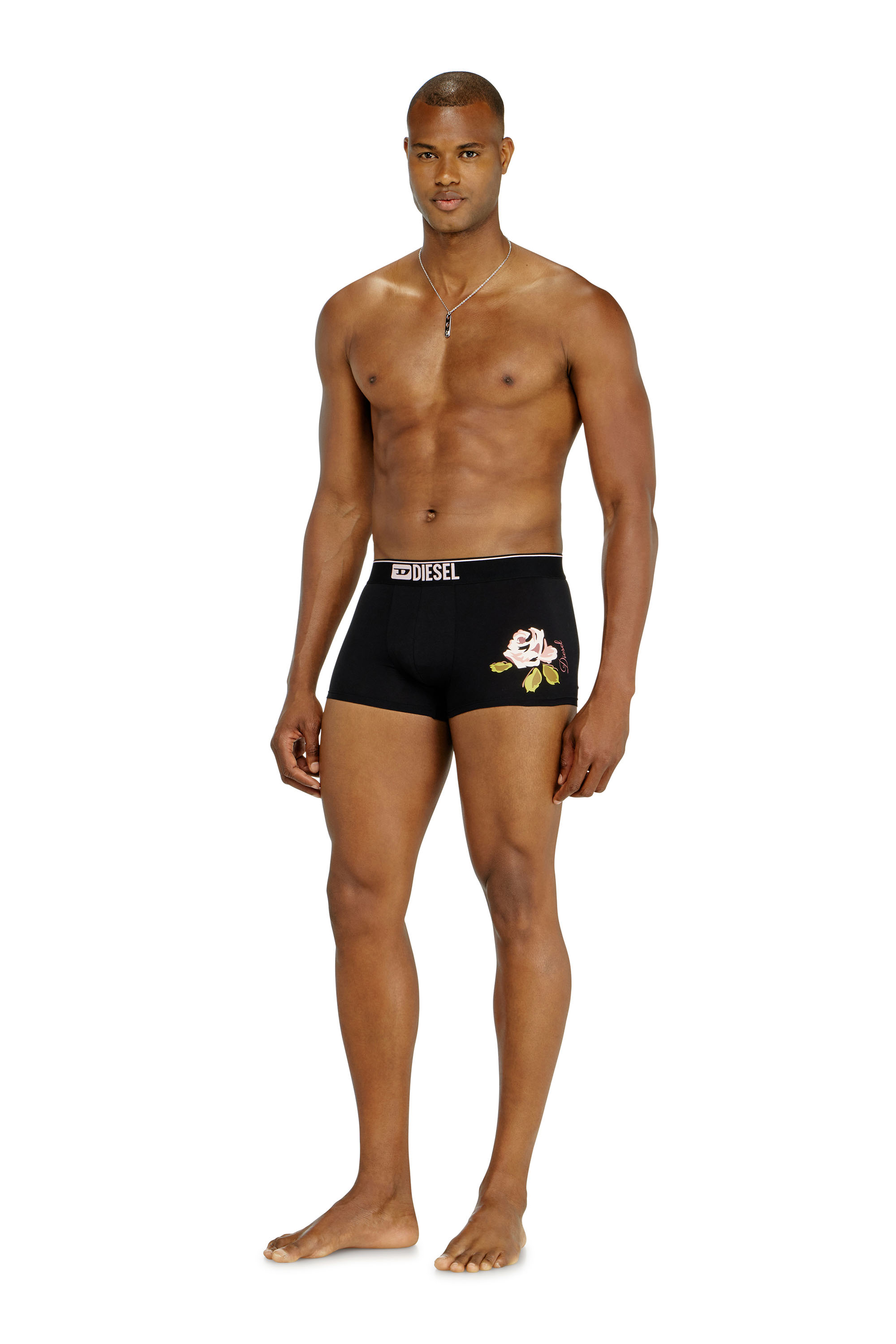 Diesel - DAMIEN-D-BOX-3PACK, Male's ボクサーパンツ 3枚パック in マルチカラー/ブロック - 2