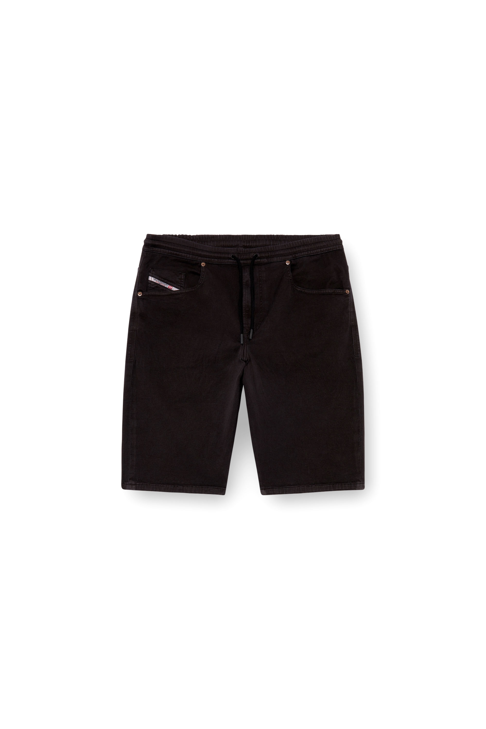 Diesel - 2033 D-KROOLEY-SHORT JOGG, Male's Chino shorts in JoggJeans in ブラック - 3
