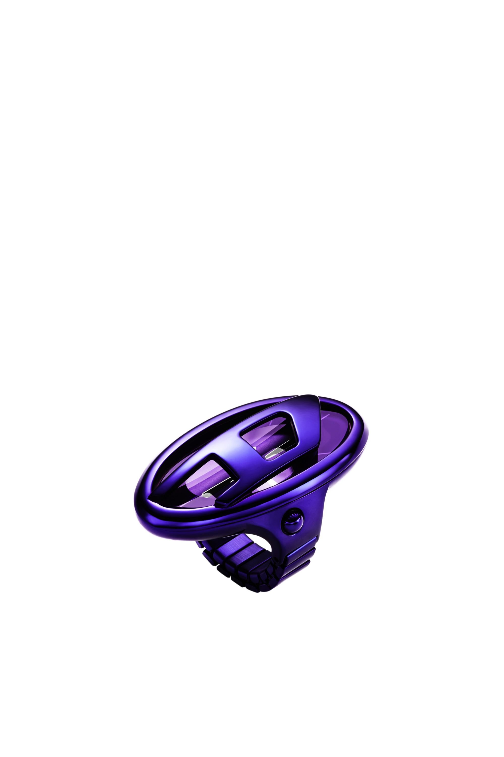 Diesel - DZ5624 WATCH, Female's D-Era purple stainless steel ring watch in ブルー - 1