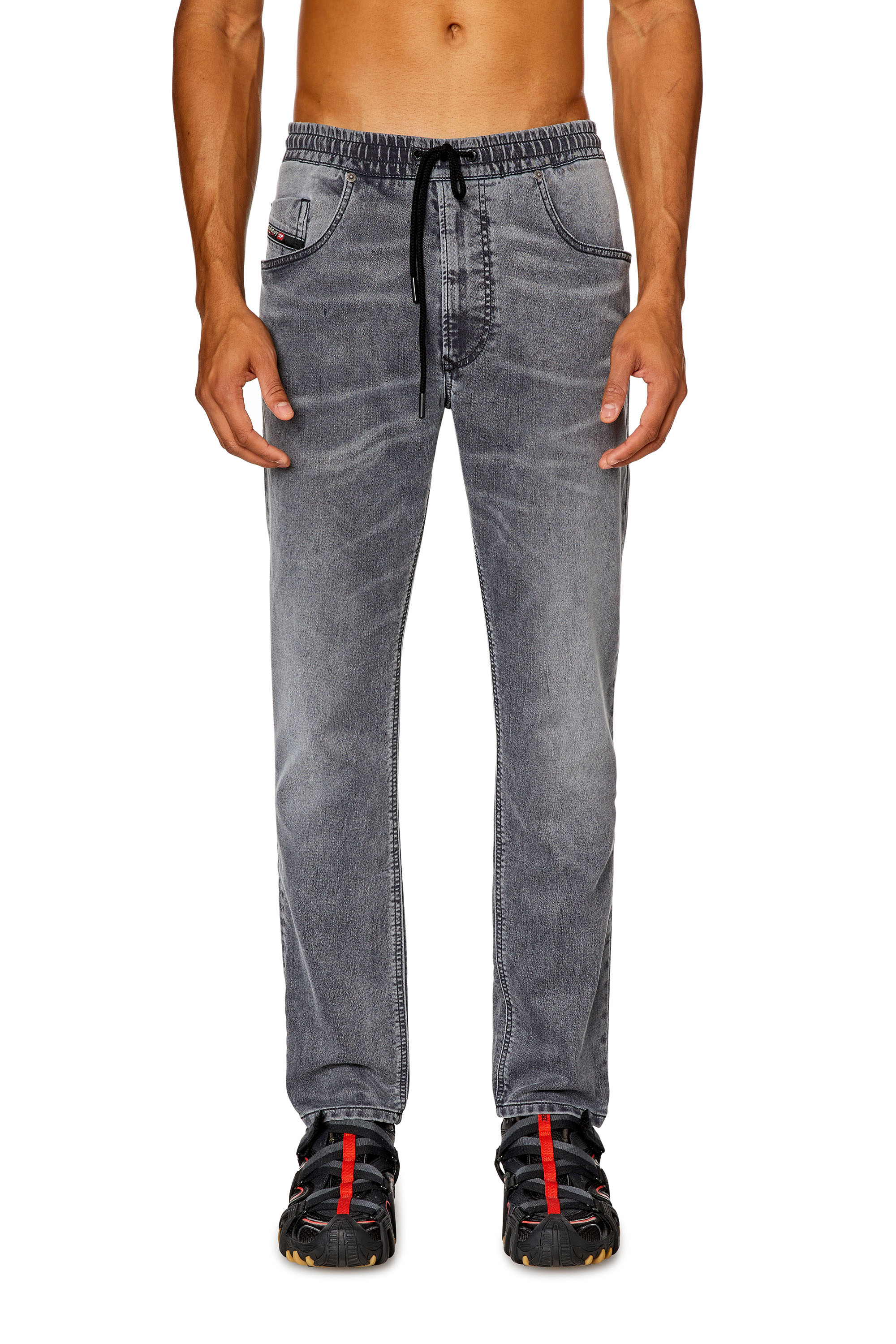 Diesel - Tapered 2030 D-Krooley Joggjeans® 068HP, グレー - Image 1