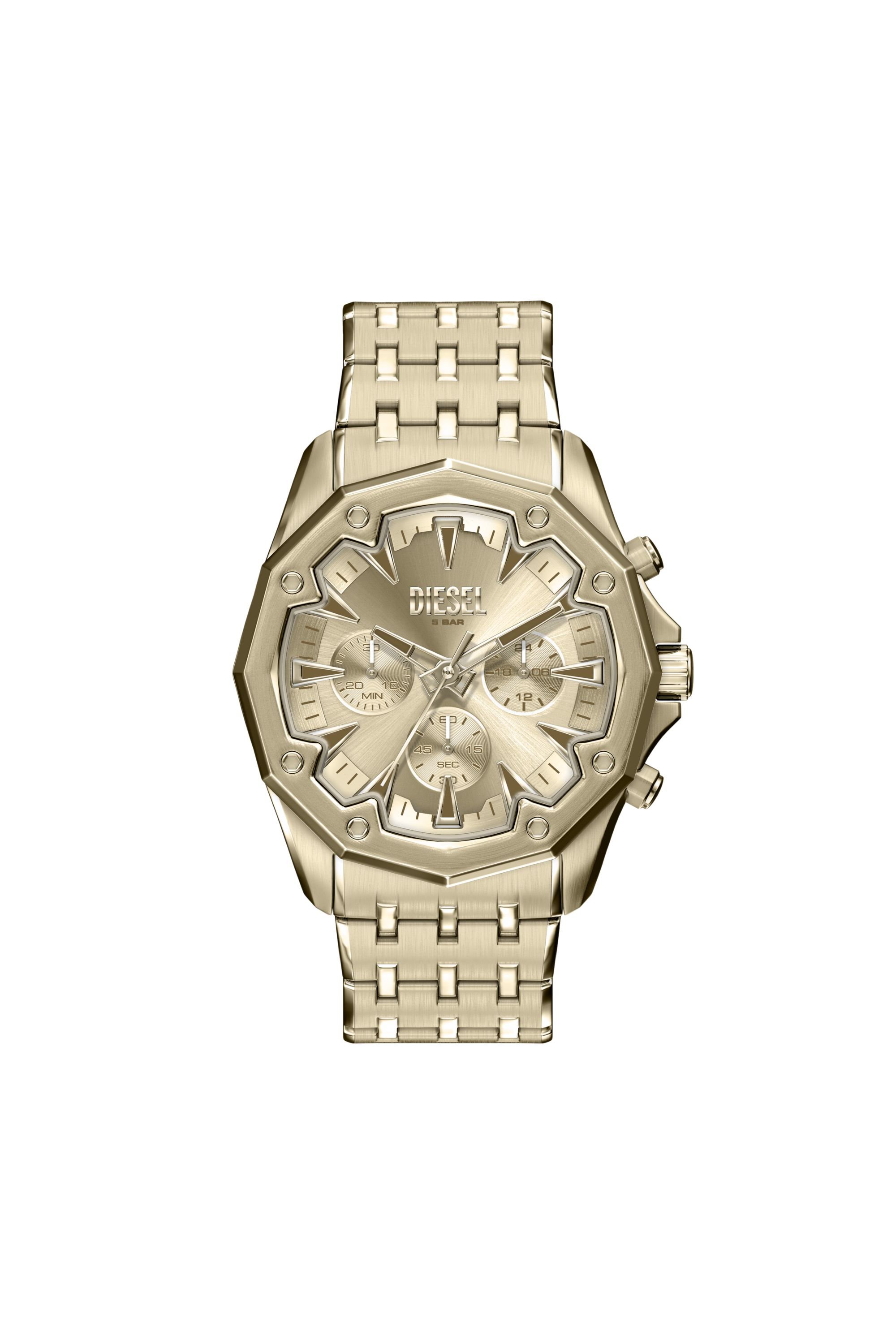 Diesel - DZ4707 WATCH, Male's Stinger Gold-Tone Stainless Steel Watch in ゴールド - 1
