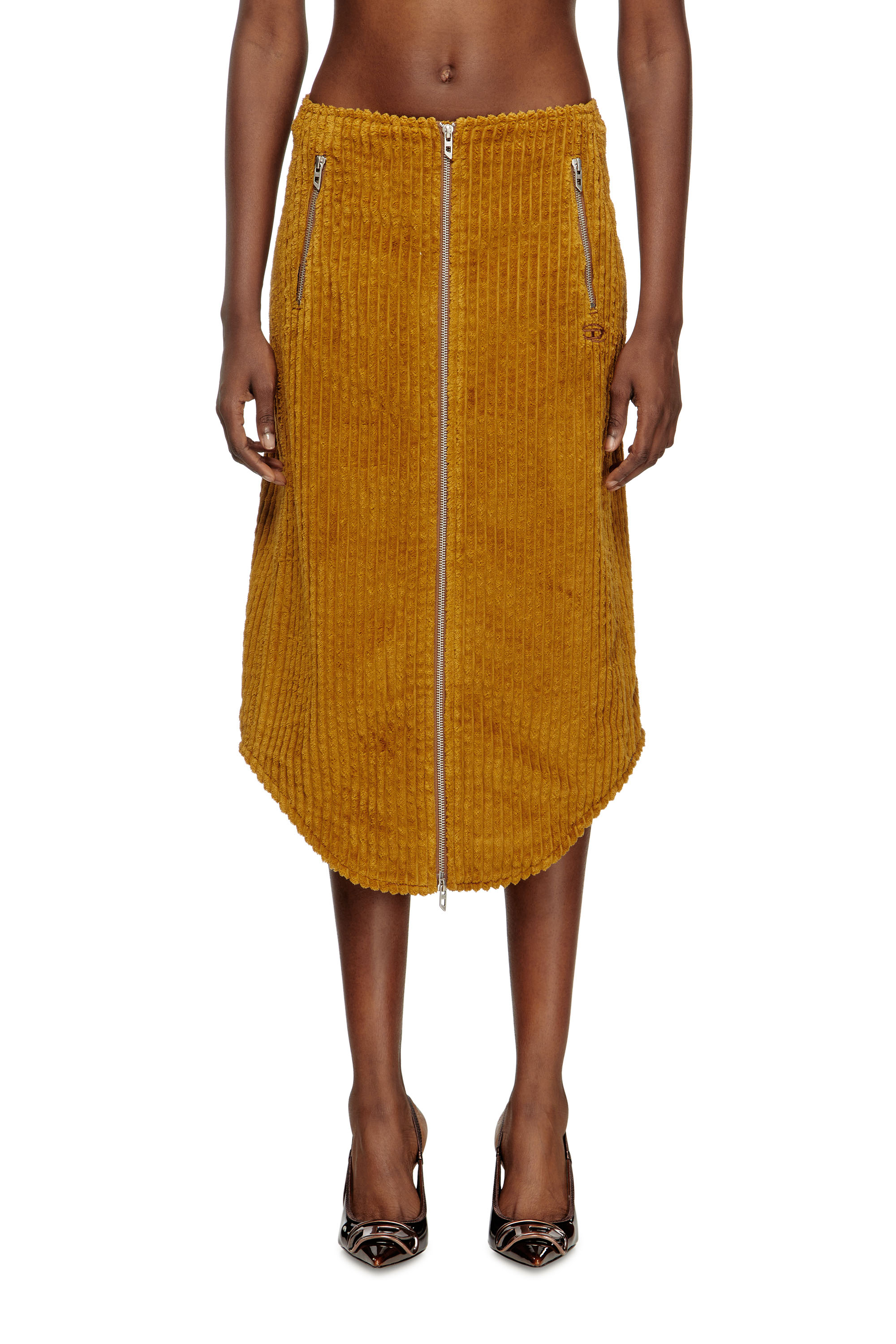 Diesel - O-LLIPOP, Female's スカート in ライトブラウン - 3