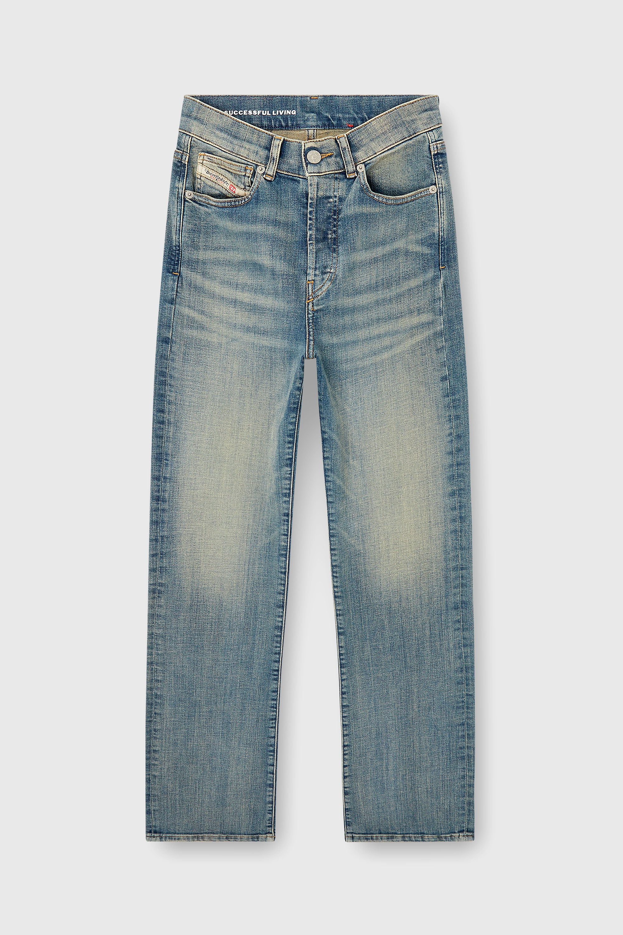 Diesel - Female's Regular Jeans 1971 D-Sent 09N32, ミディアムブルー - 2