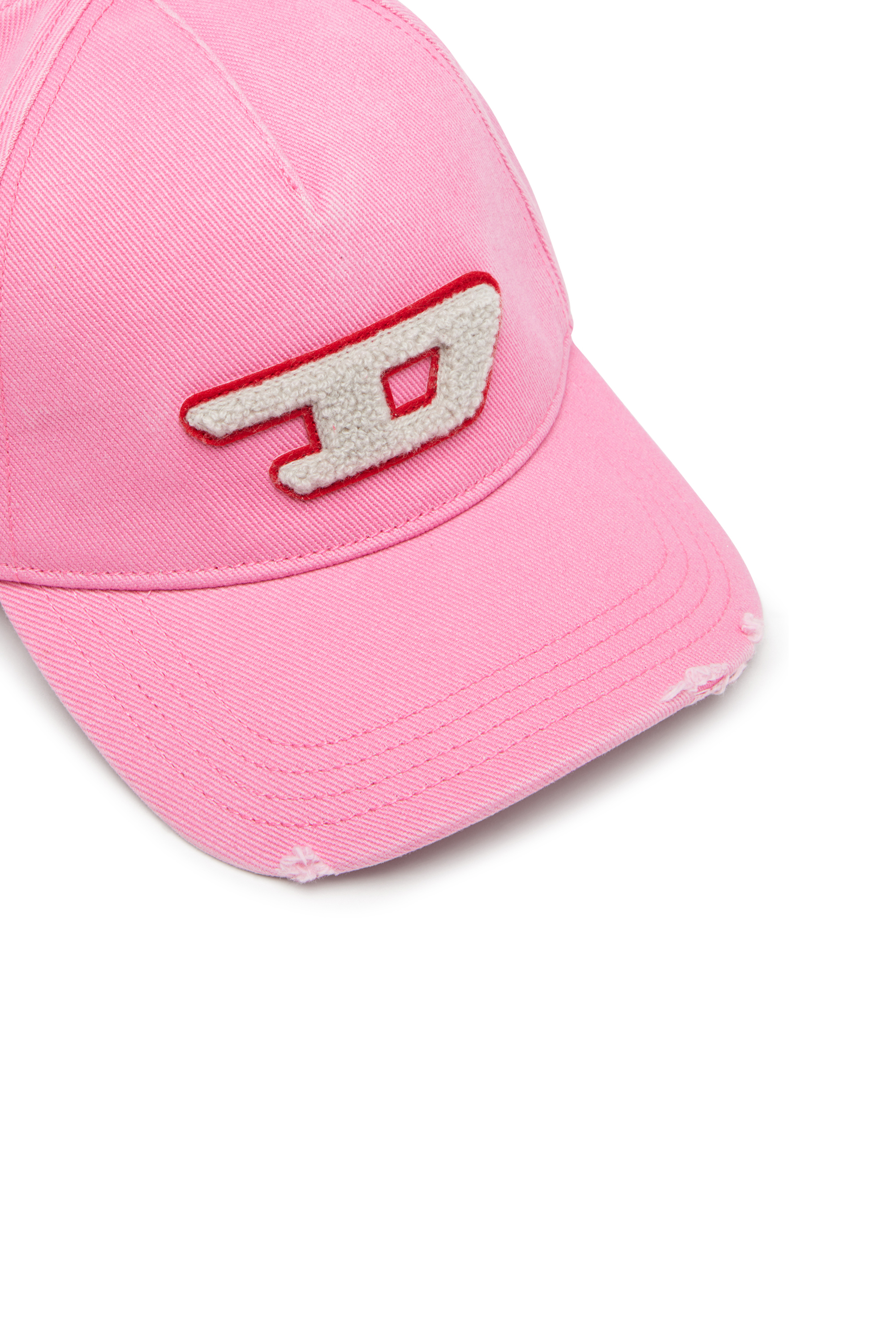 Diesel - C-SPON-D, Male's ベースボールキャップ in ピンク / ホワイト - 3