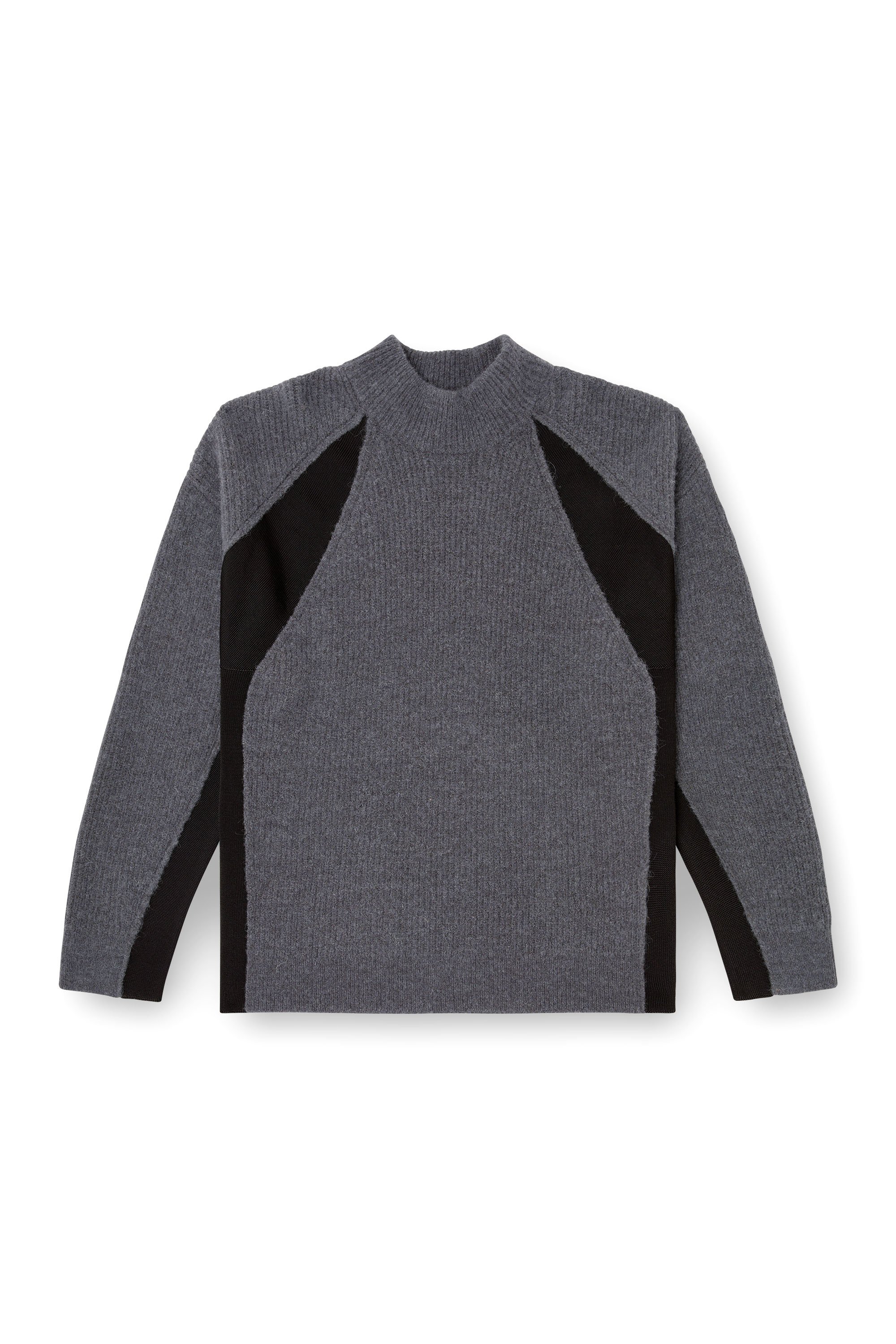 Diesel - K-LOLLO-TN, Male's プルオーバーニット in グレー - 3