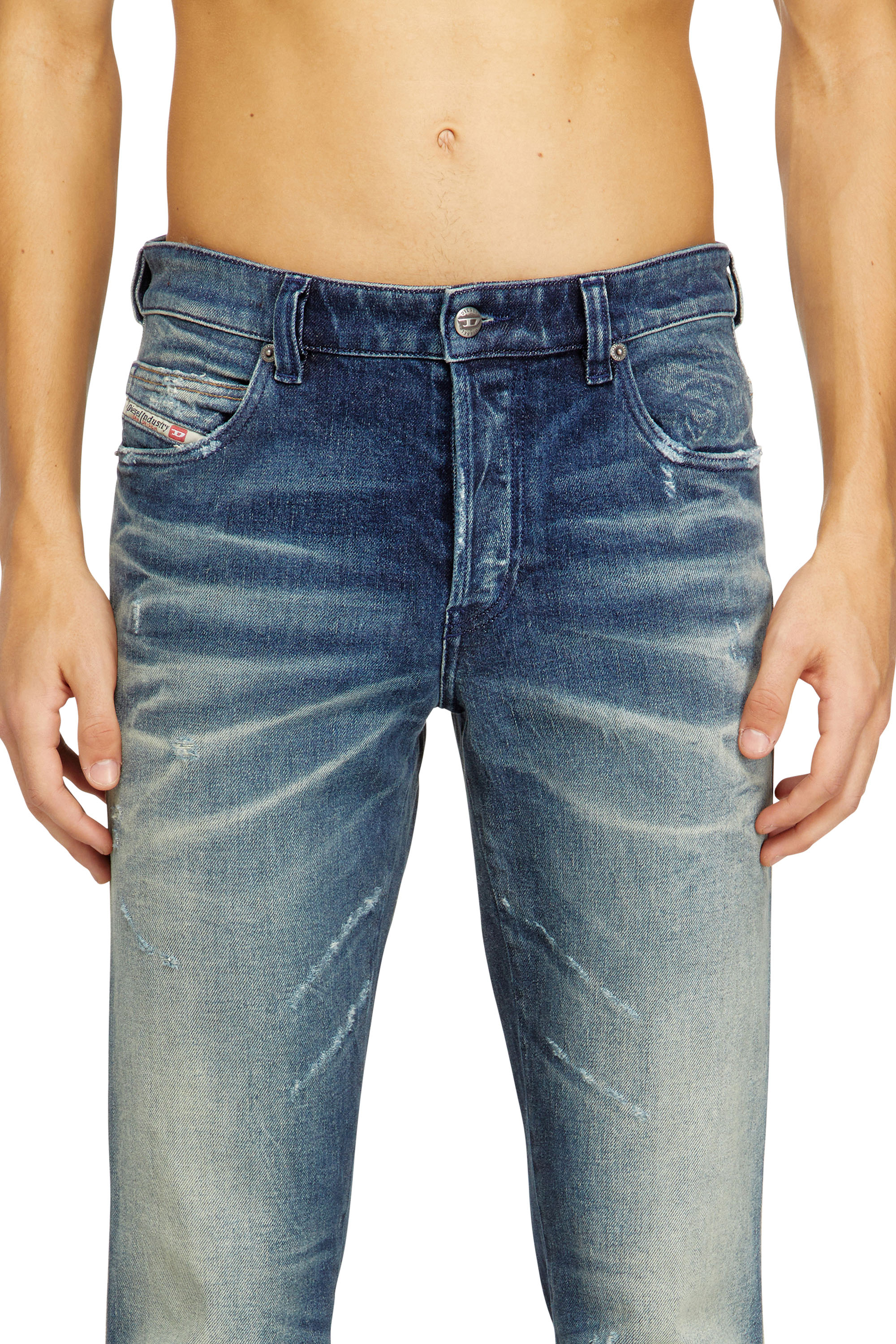 Diesel - Male's Slim Jeans 1993 D-Vyl 007CA, ダークブルー - 4