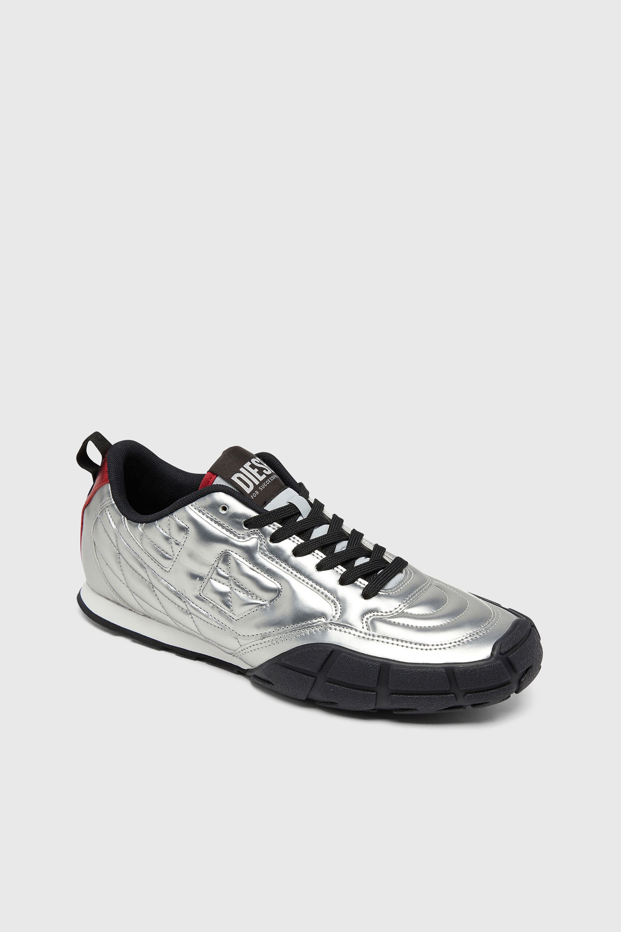 Diesel - S-PAGODHA LOW W, Female's ローカットスニーカー in シルバー/ブラック - 6