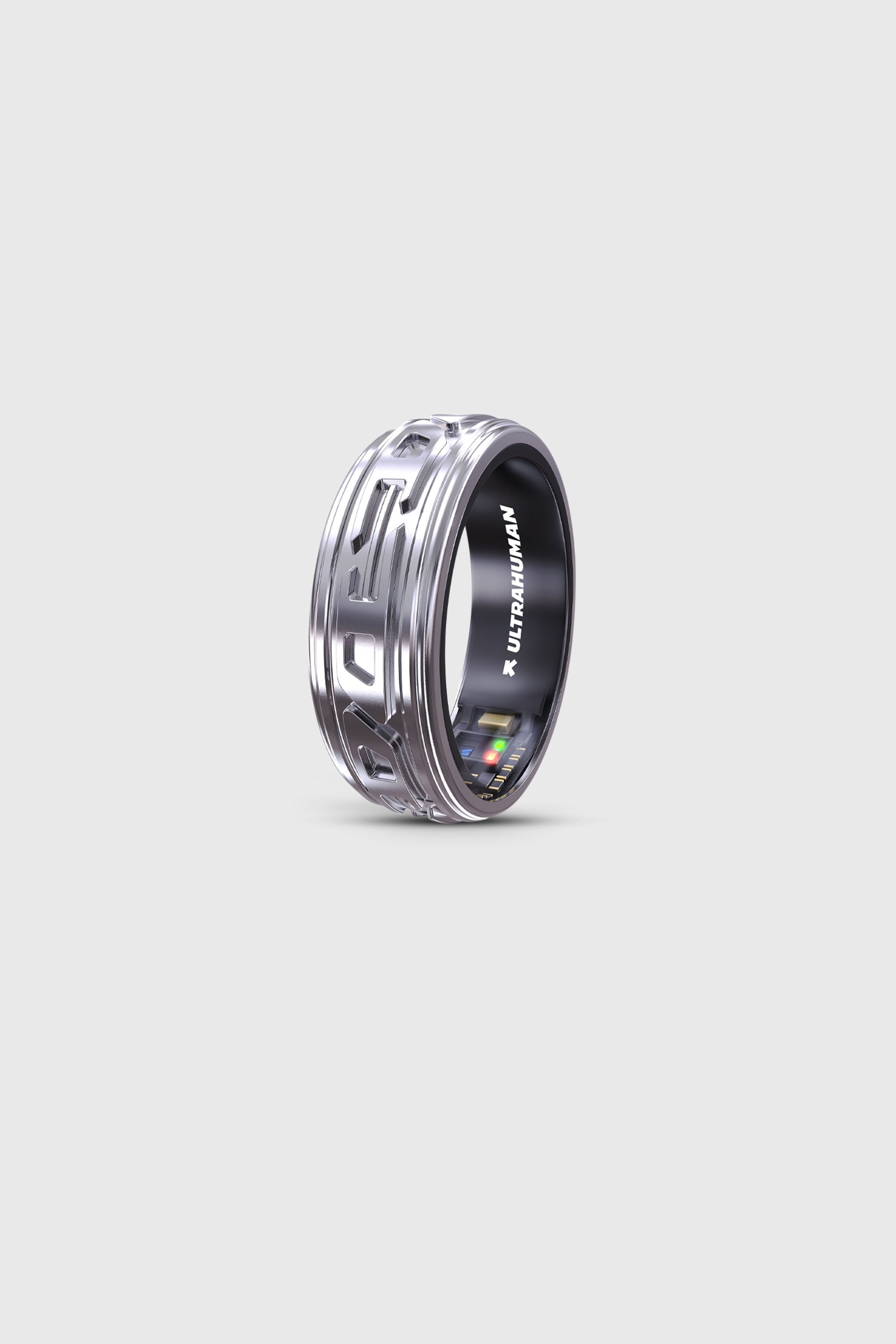 Diesel - SMART RING CRYO SILVER- UHRA-DS SMART RING, Unisex's Smart ring in shiny silver in シルバー - 2