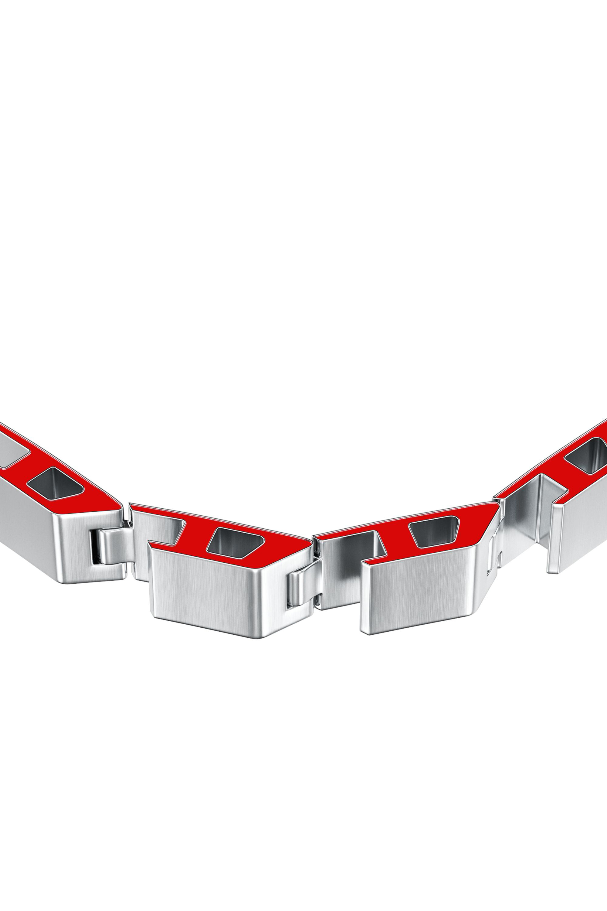 Diesel - DX1690040 JEWELLERY, Unisex's Stainless steel bracelet in シルバー/ブルー - 3