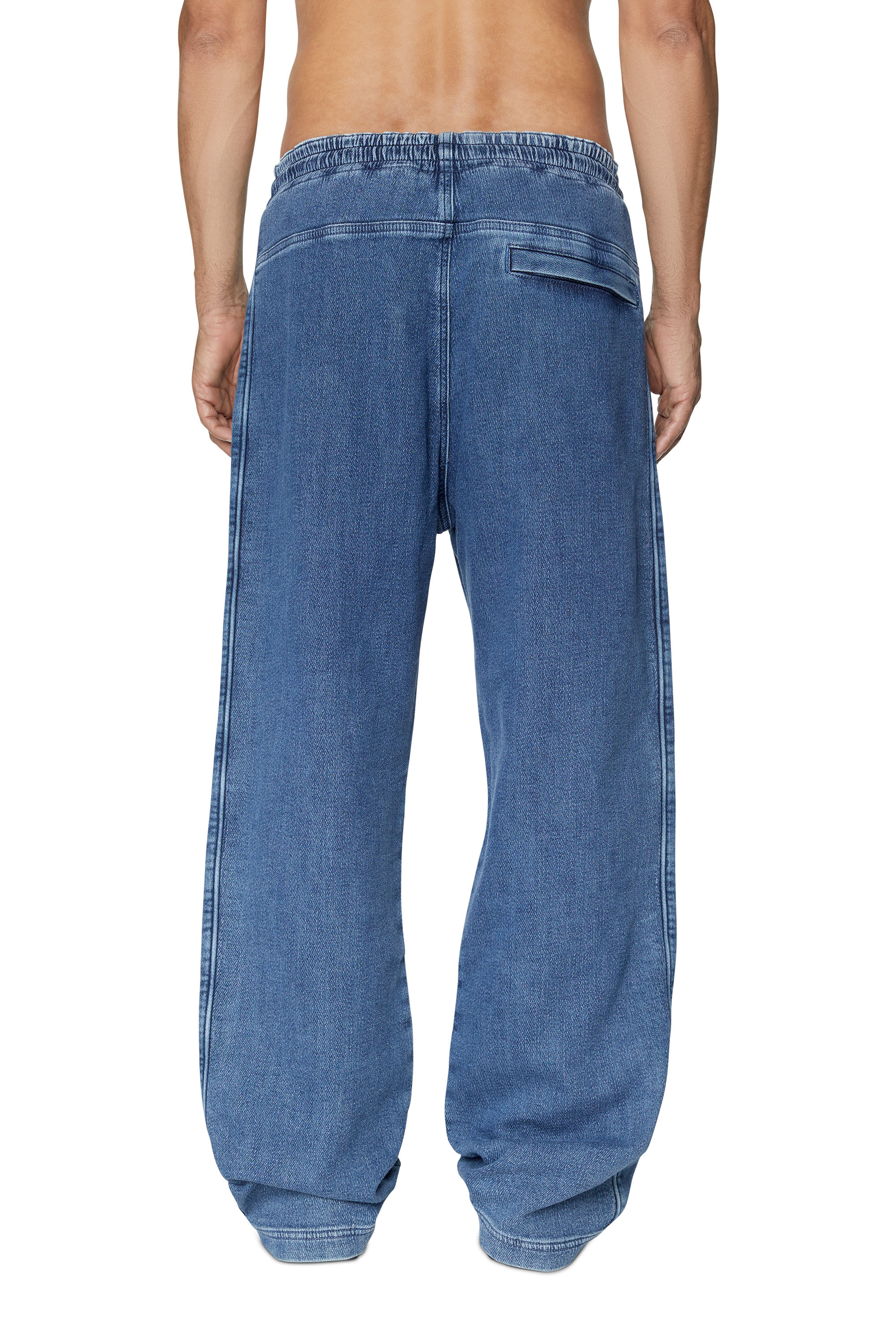 Diesel - Straight D-Martians Track Denim 09C99, ミディアムブルー - Image 2