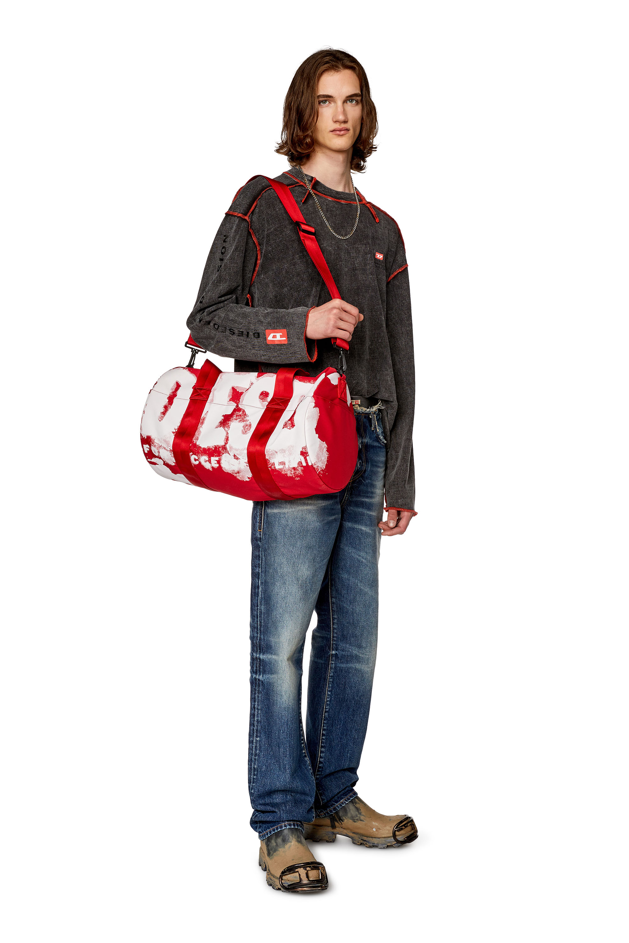 Diesel - RAVE DUFFLE X, レッド - Image 6