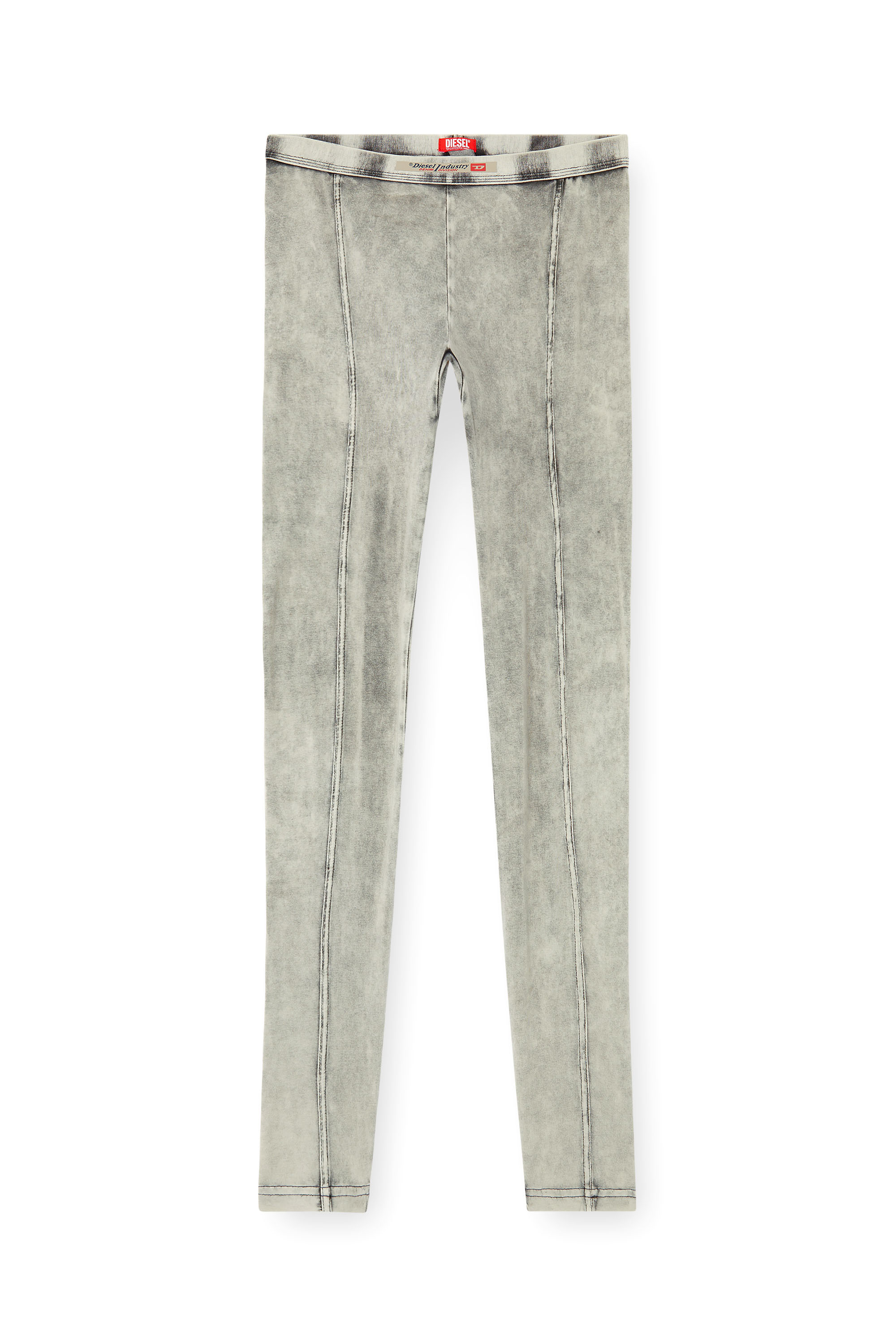 Diesel - ATHENA-DNM, Female's Jeggings in denim-effect jersey in グレー - 4