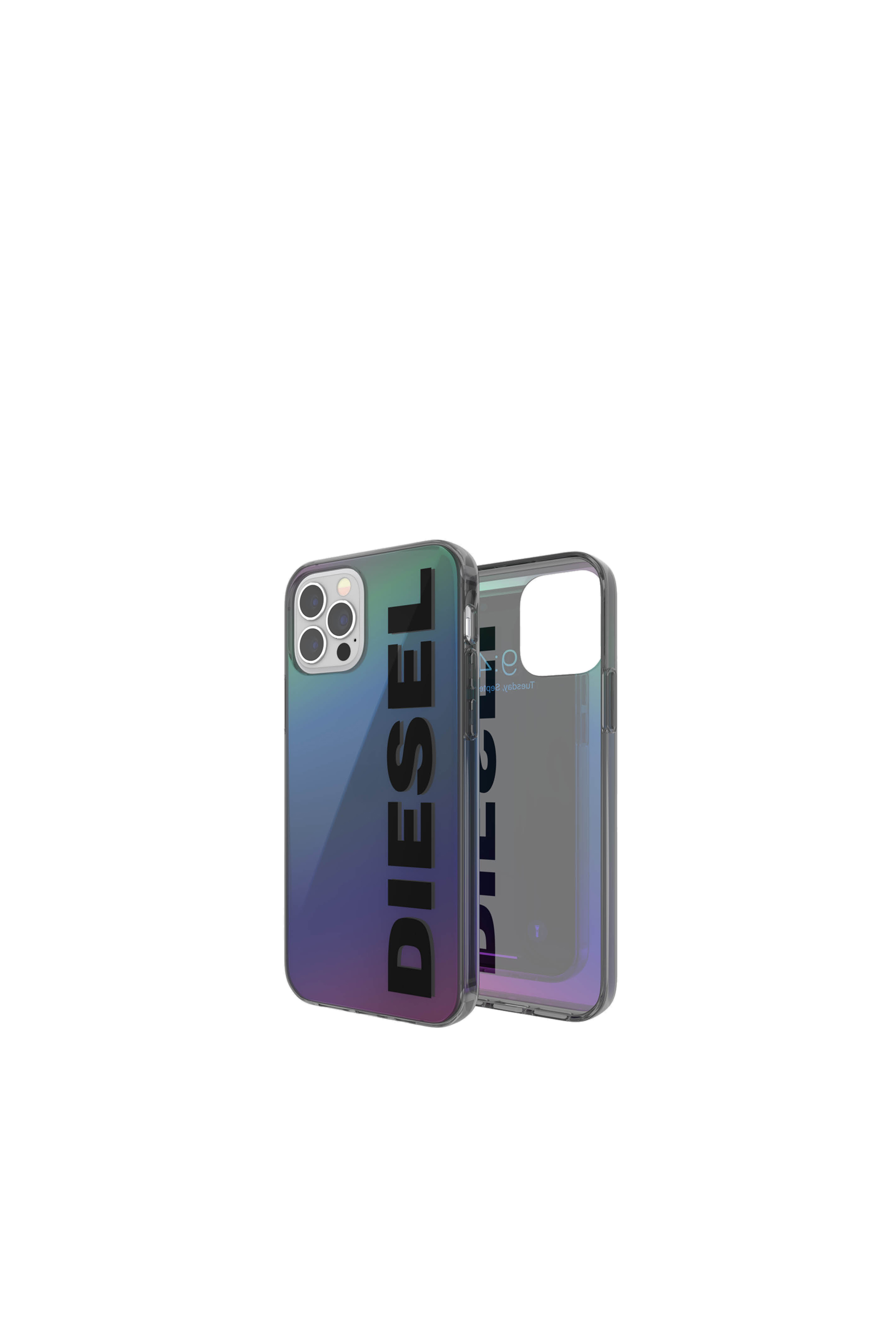 Diesel - 42573 STANDARD CASE, Unisex's Holographic TPU case for iPhone 12/12 Pro in マルチカラー - 1