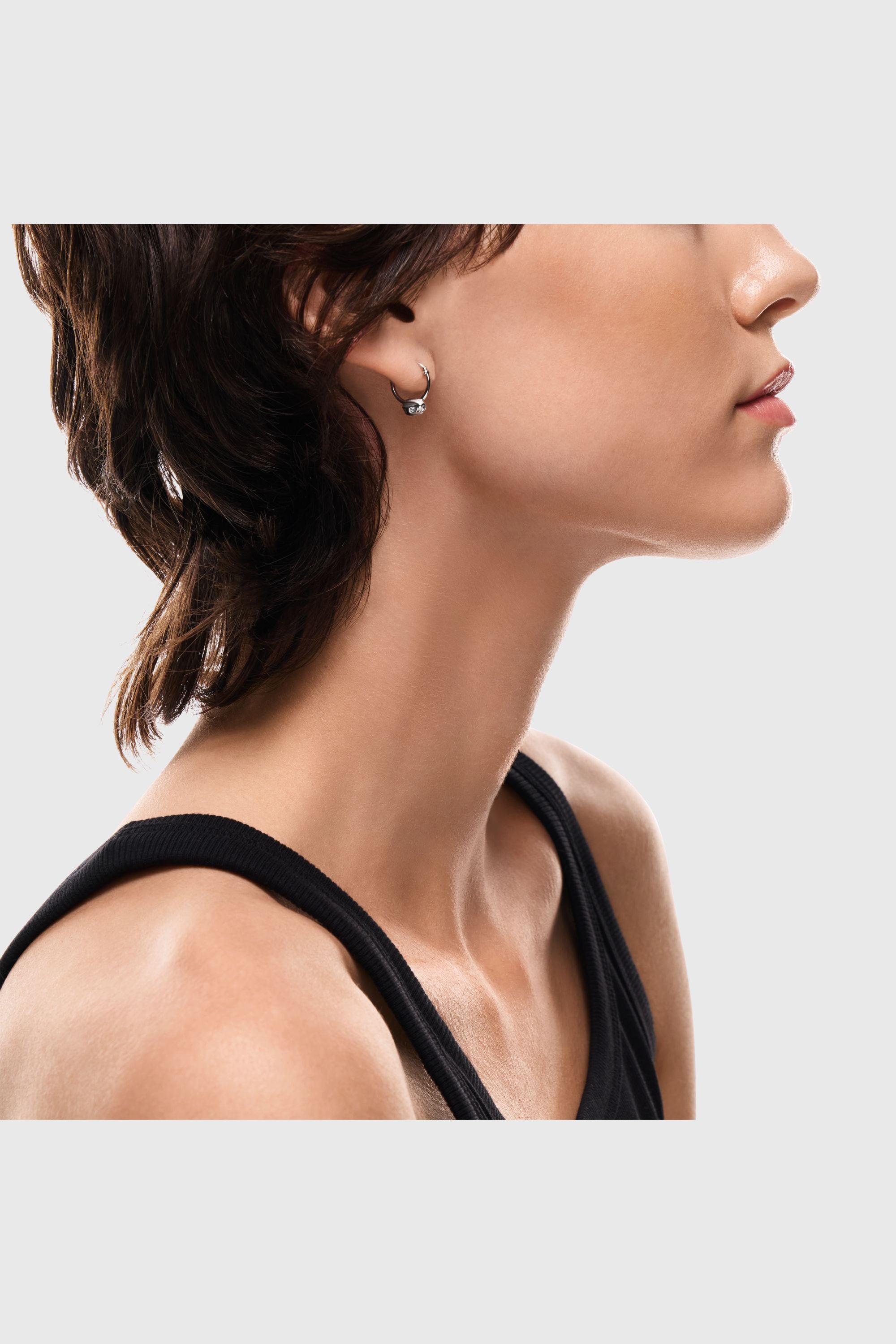 Diesel - DX1703040 JEWELLERY, Unisex's Stainless steel hoop earring in シルバー - 4