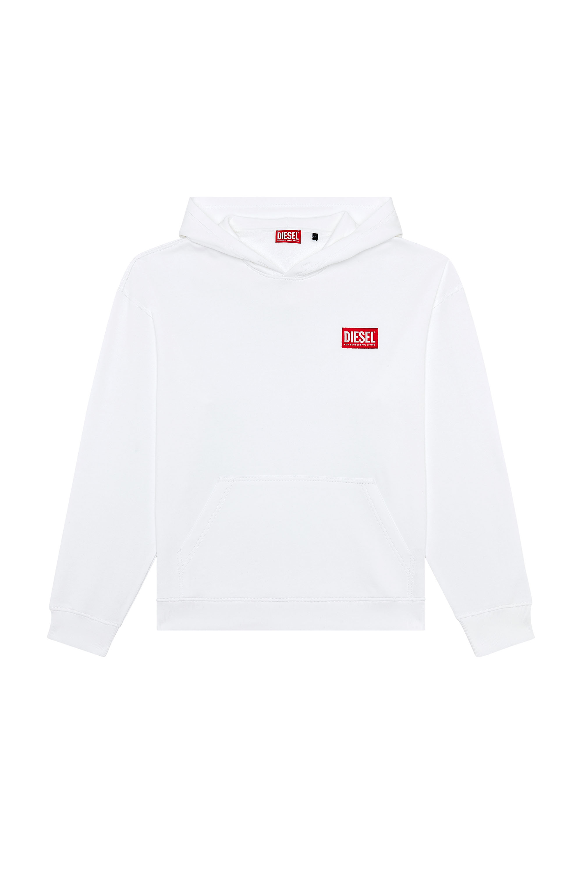 Diesel - S-NLABEL-HOOD-L1, ホワイト - Image 5