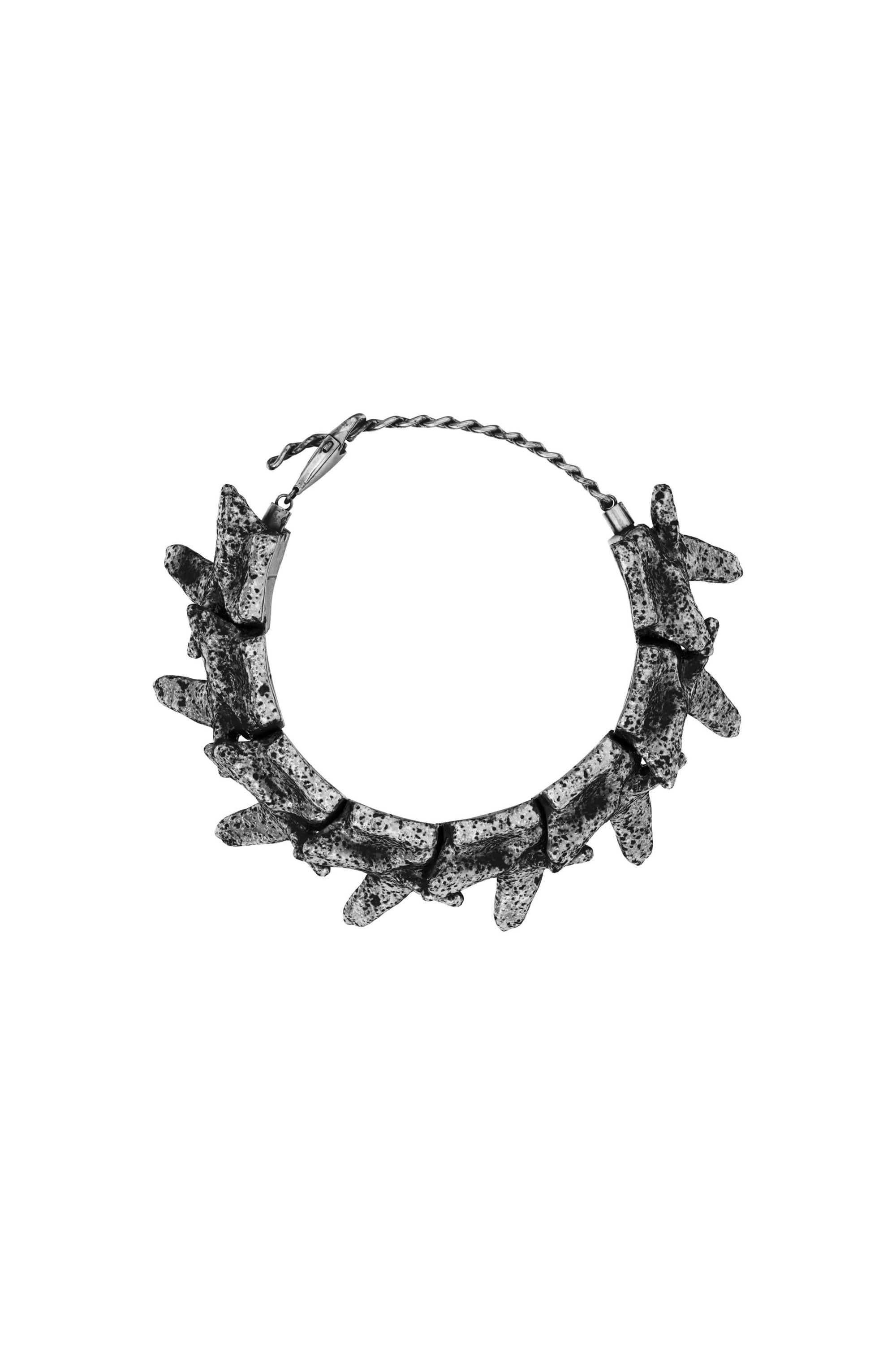 Diesel - DX1709040 JEWELLERY, Unisex's Silver-tone components bracelet in ダークグレー - 1