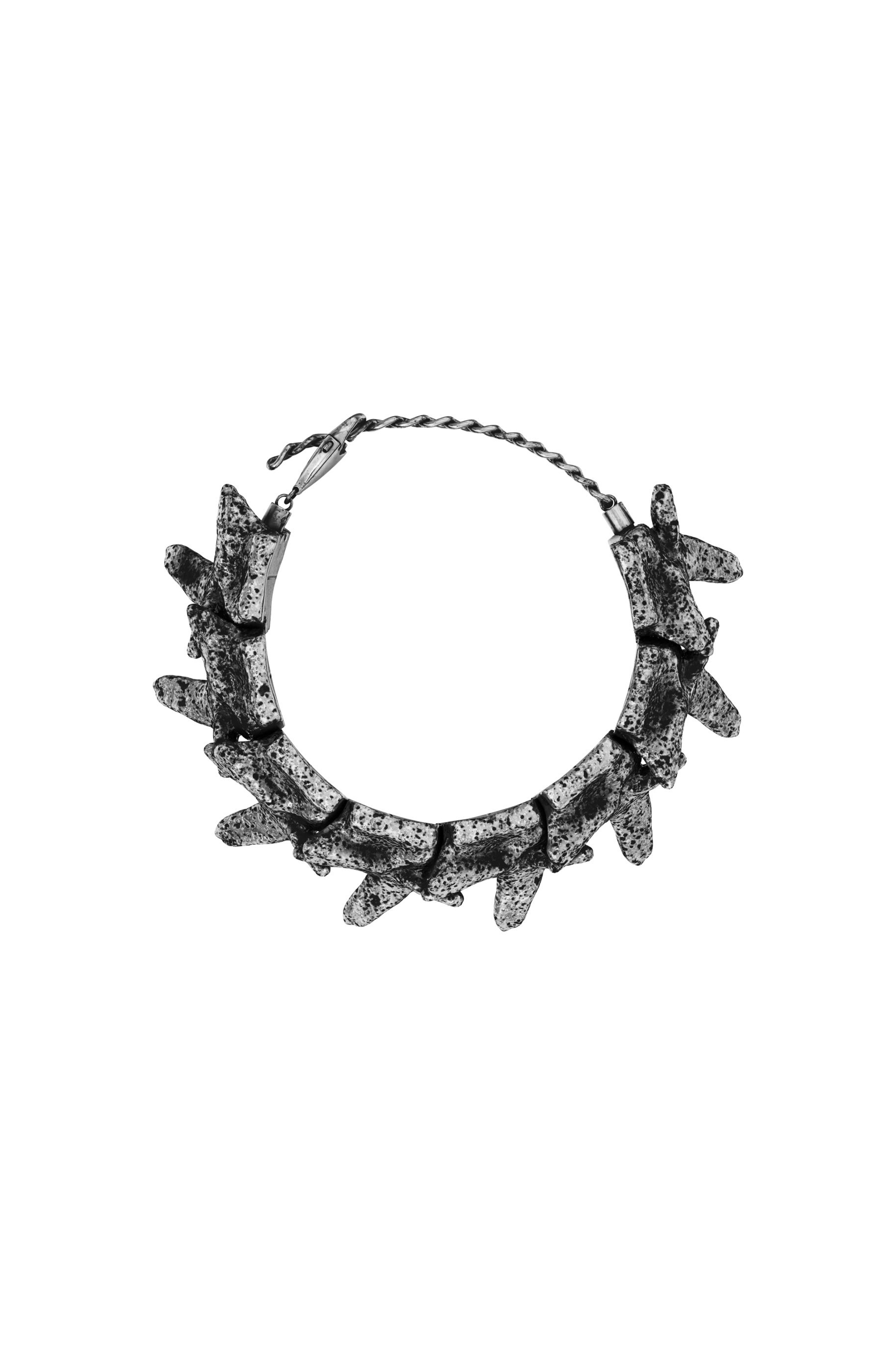 Diesel - DX1709040 JEWELLERY, Unisex's Silver-tone components bracelet in ダークグレー - 1