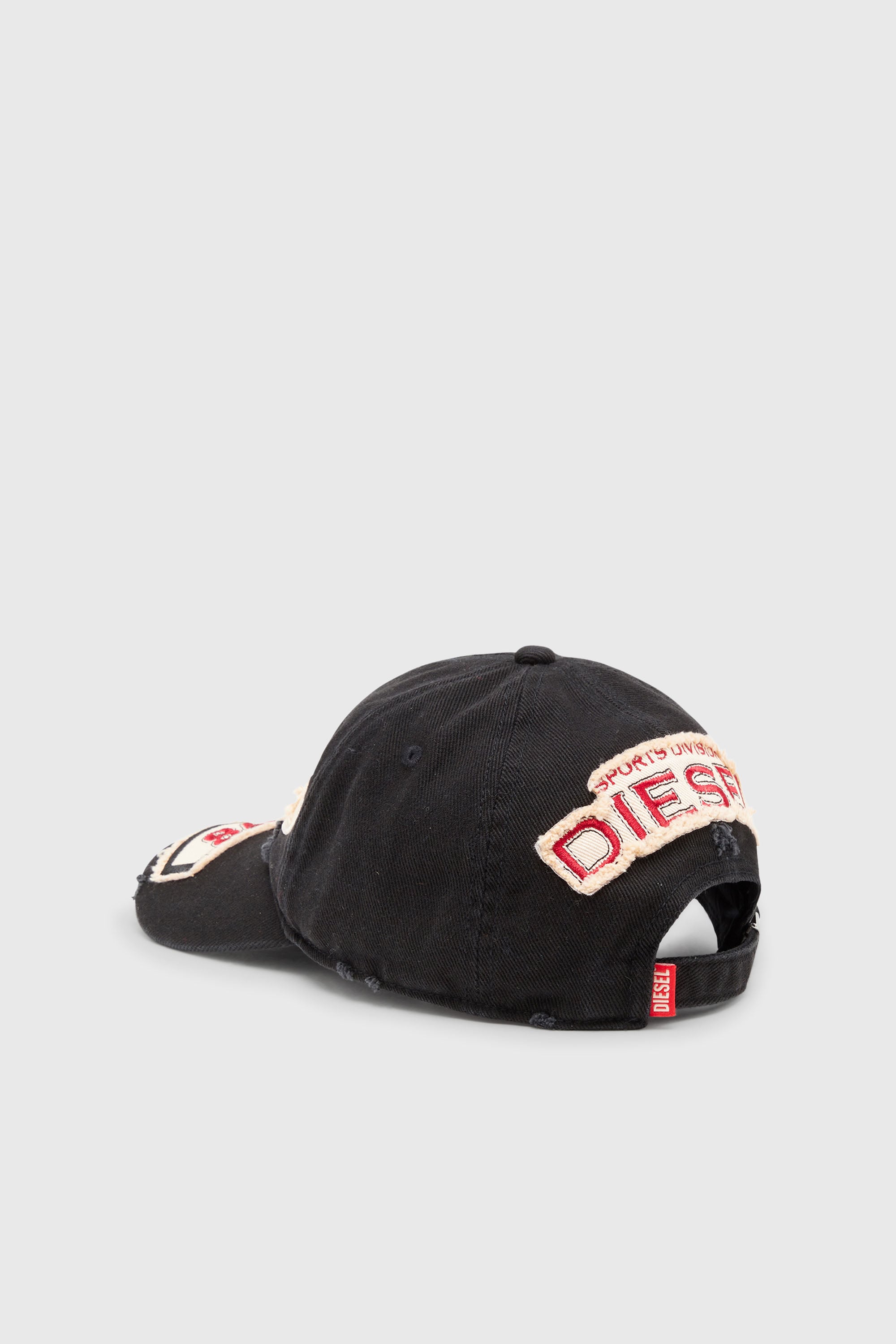 Diesel - C-BRAFF, Unisex's Baseball cap with embroidered patches in ブラック - 2