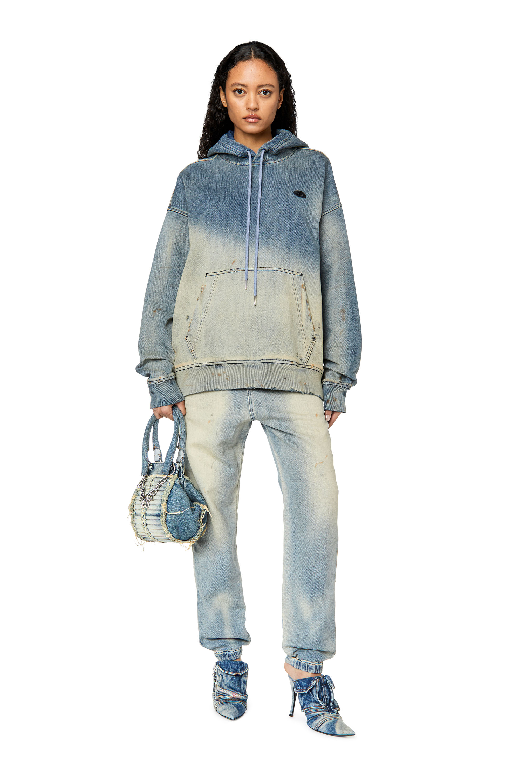 Diesel - Tapered D-Lab Track Denim 09G48, ライトブルー - Image 5