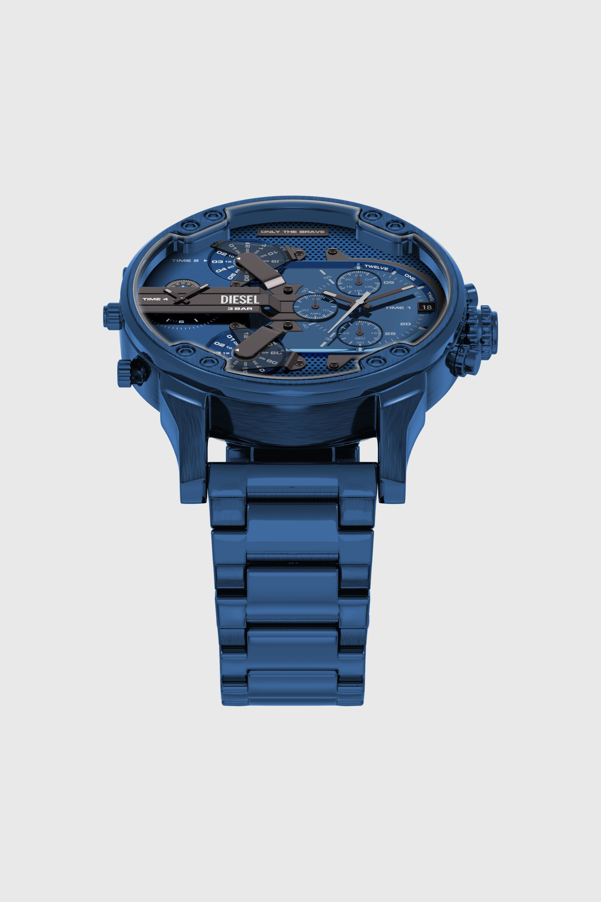 DIESEL 腕時計 DZ7496 WATCH Mr. Daddy 2.0 Blue Stainless Steel Watch｜ブルー