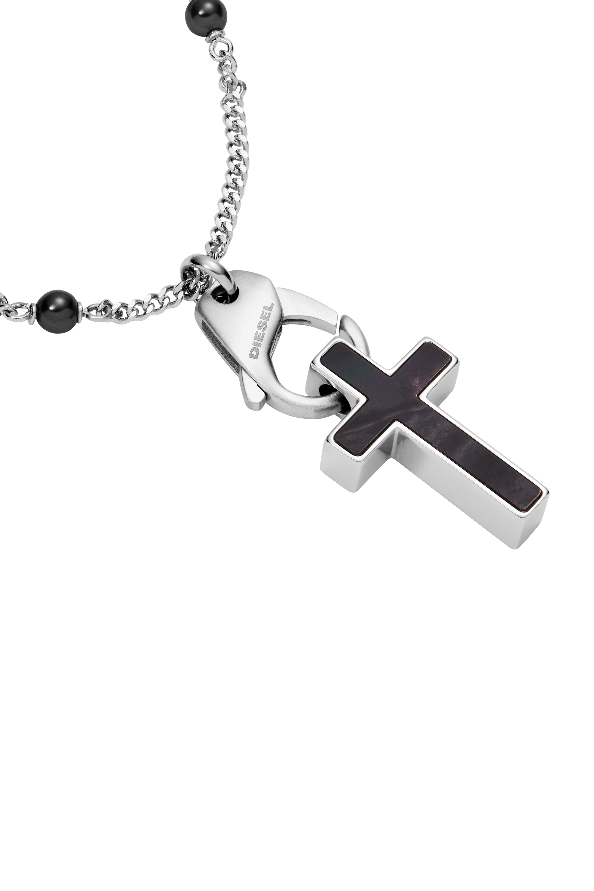 Diesel - DX1322, Male's ジュエリー ネックレス in ブラック - 1