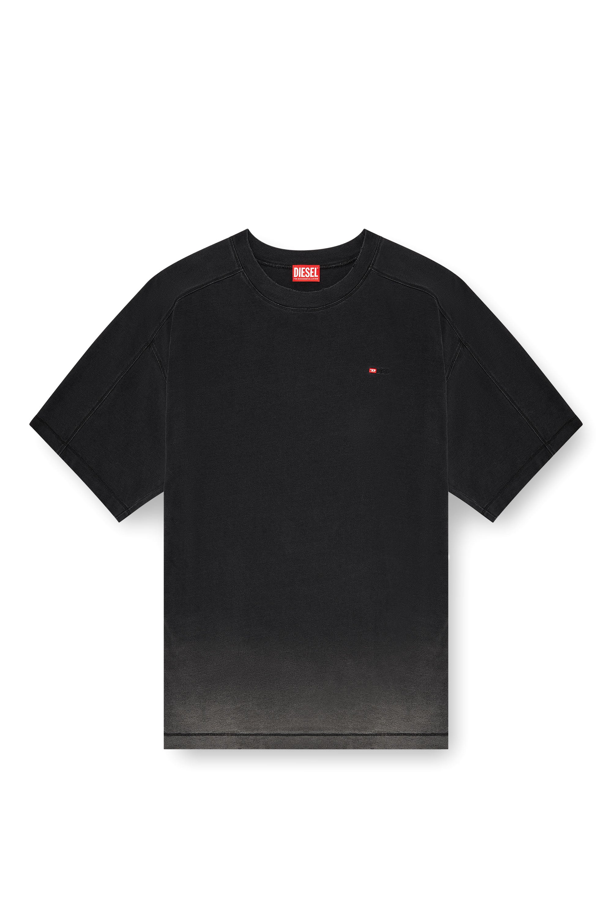 Diesel - T-CROX, Male's Tシャツ in ブラック - 3
