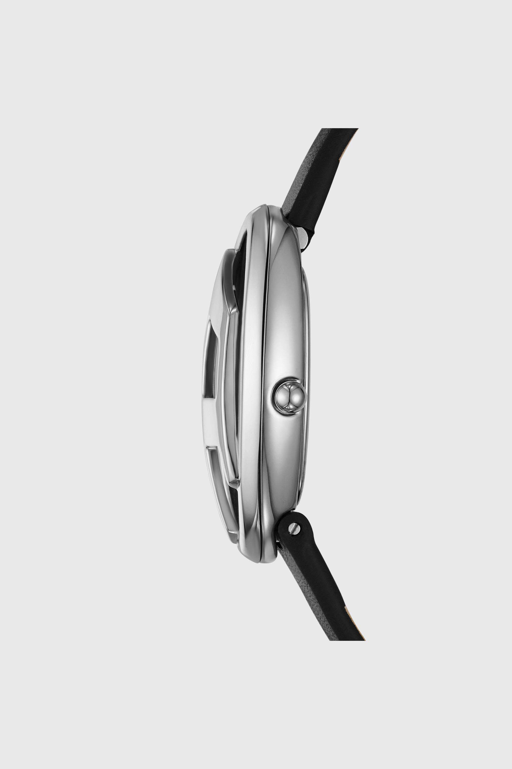 Diesel - DZ5612 WATCH, Female's D-Era Two -Hand Black Leather Watch in ブラック - 3