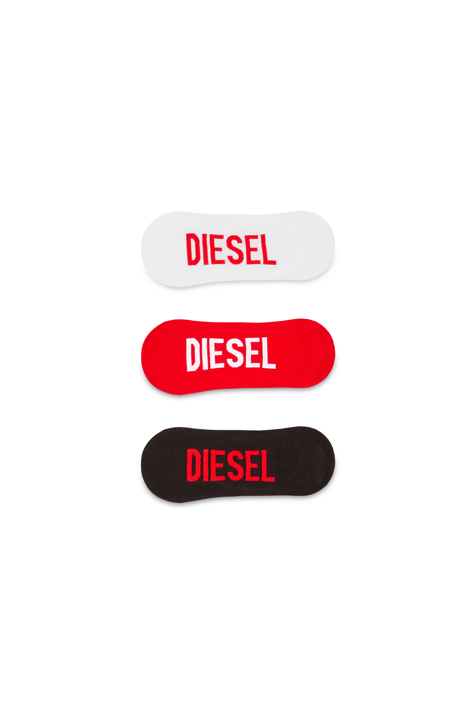 Diesel - SKM-HIDEPAT-THREEPACK, Male's フットカバー3足セット in マルチカラー - 1