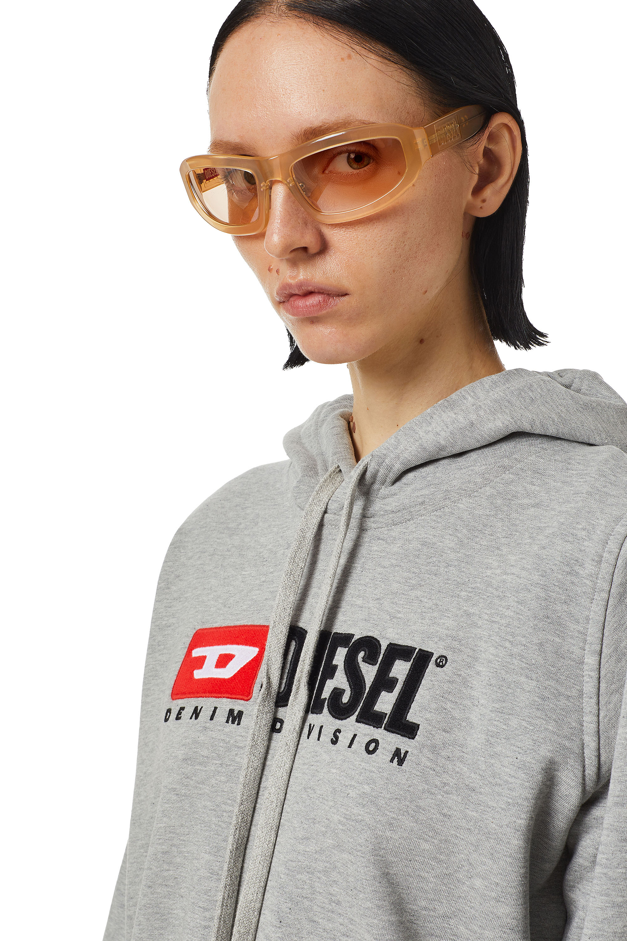 Diesel - F-REGGY-HOOD-DIV, Female's スウェット パーカー in グレー - 4