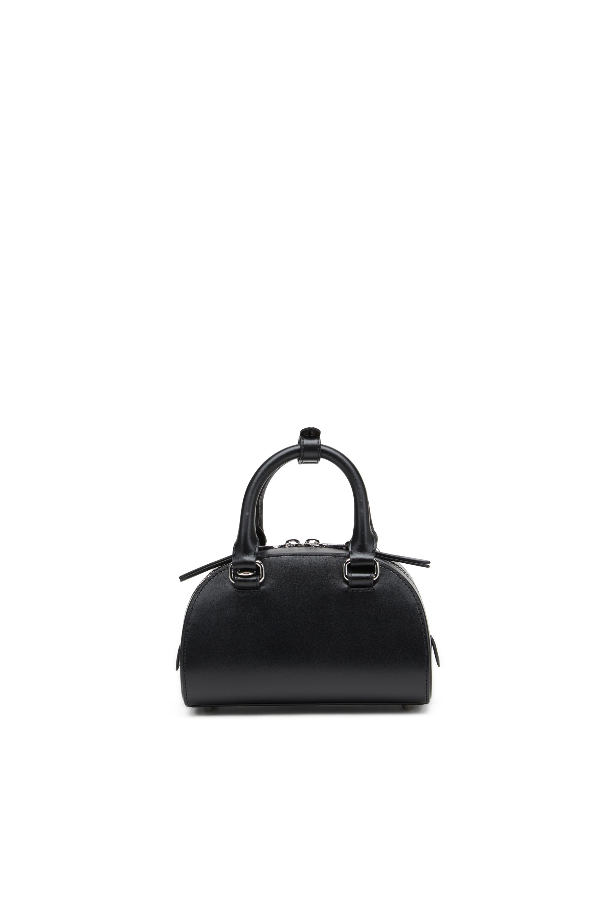 Diesel - 1DR DOME CROSSBODY, Female's Leather mini bowling bag in ブラック - 2