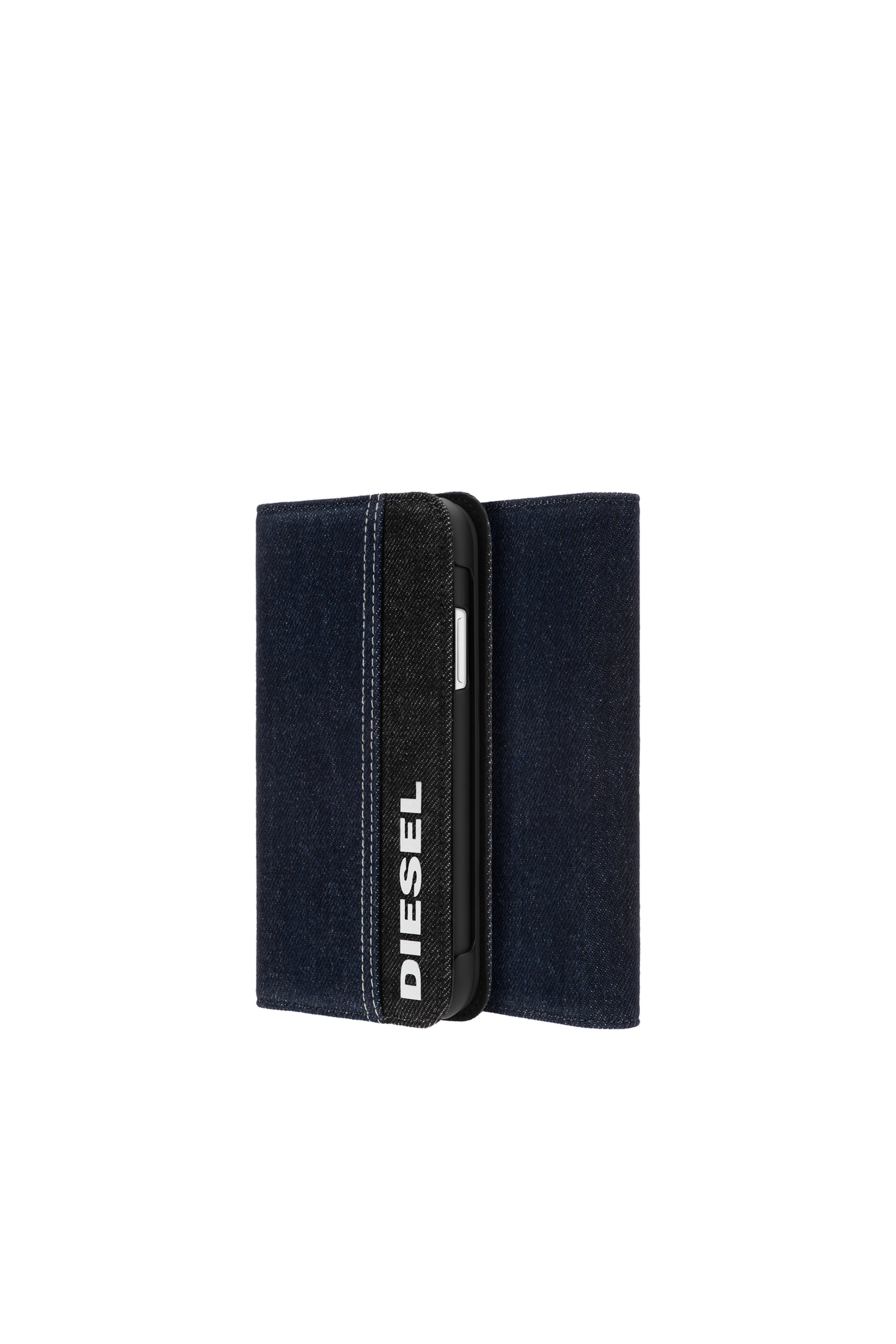 Diesel - DIPH-038-DENVL, Unisex's 2-in-1 folio case for iPhone 11 in ブルージーンズ - 1