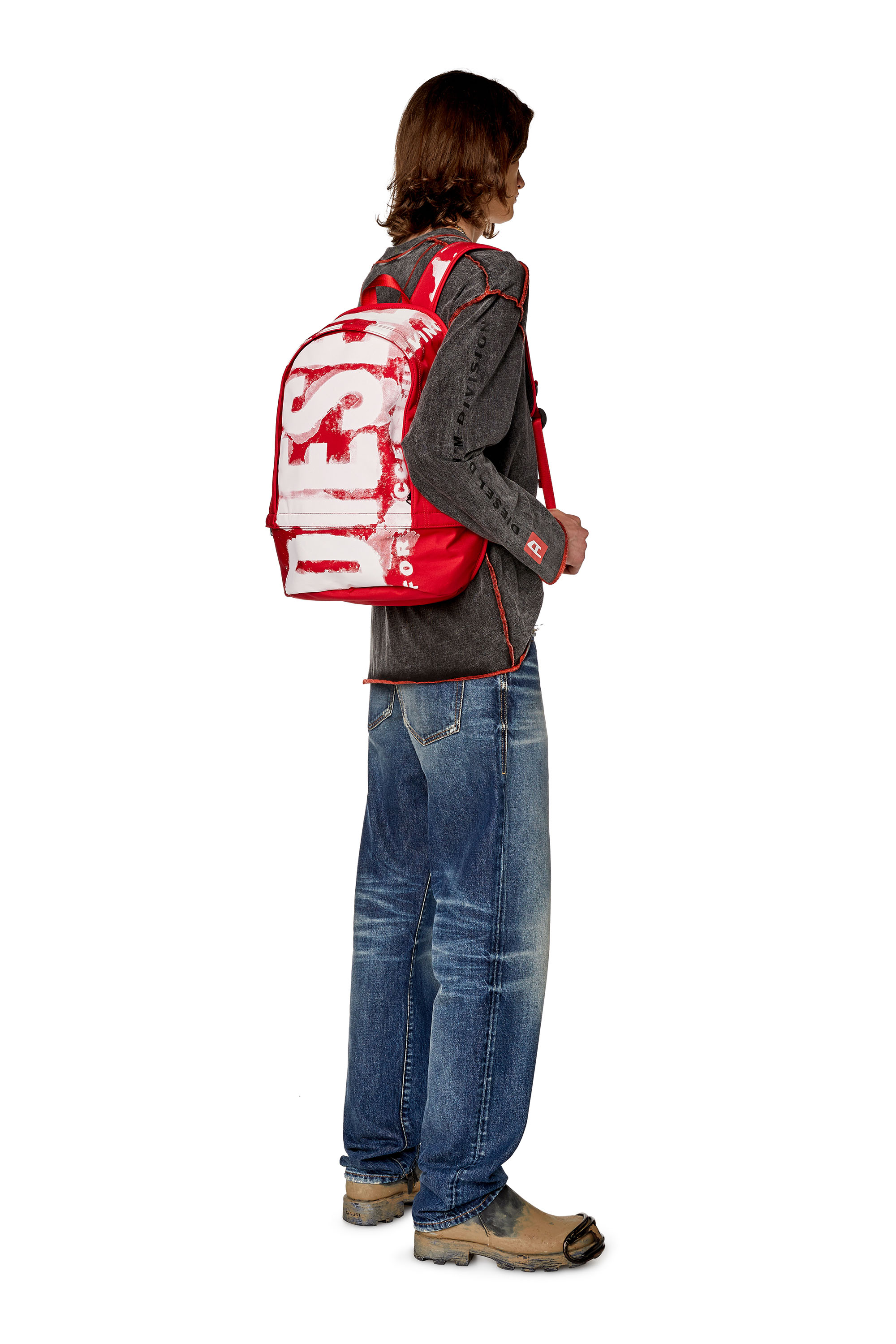 Diesel - RAVE BACKPACK X, レッド - Image 6